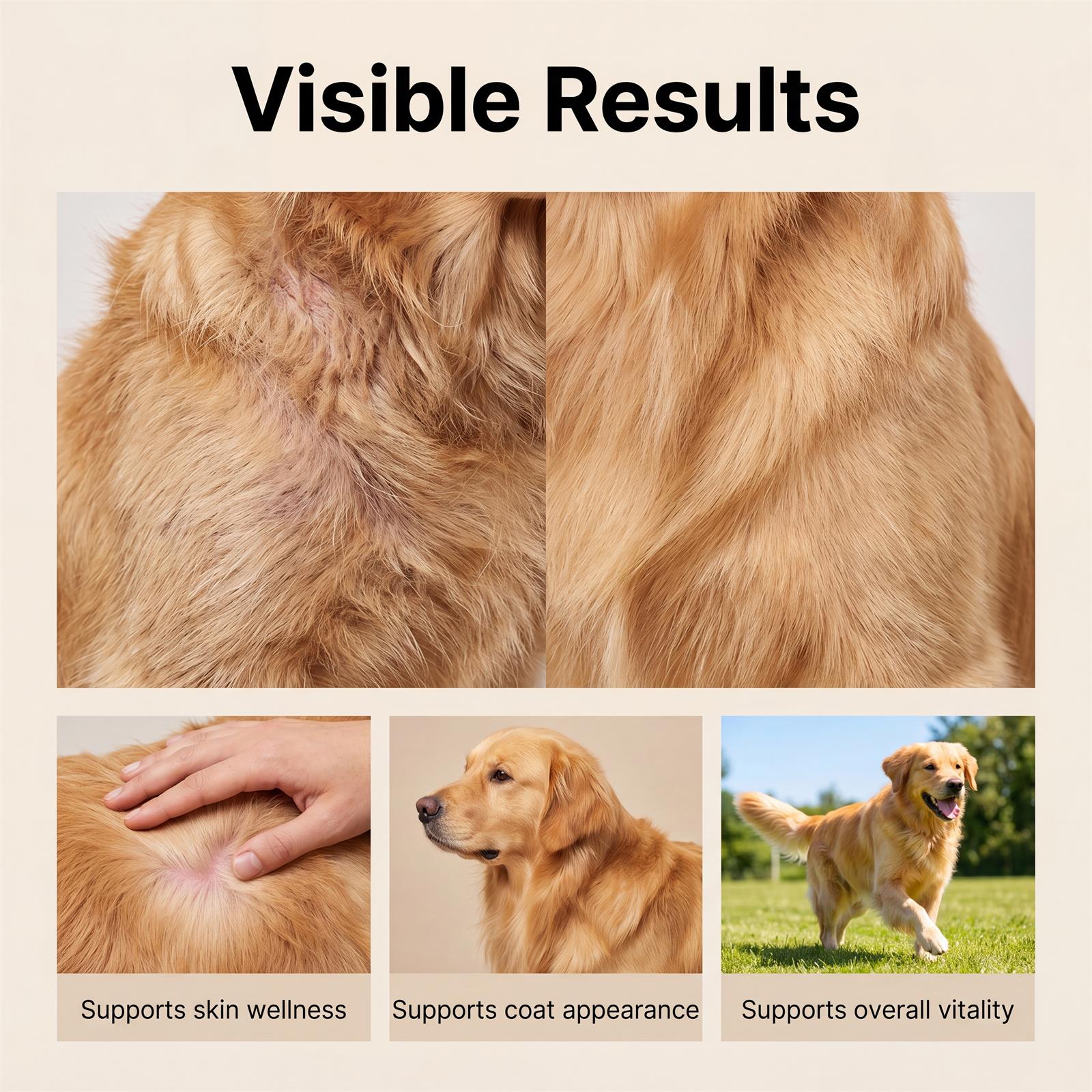 Pet Nutrition Supplement Drops For Skin Health Shiny Fur Daily Nutritional Support Boost Vitality Domestic Animals Care