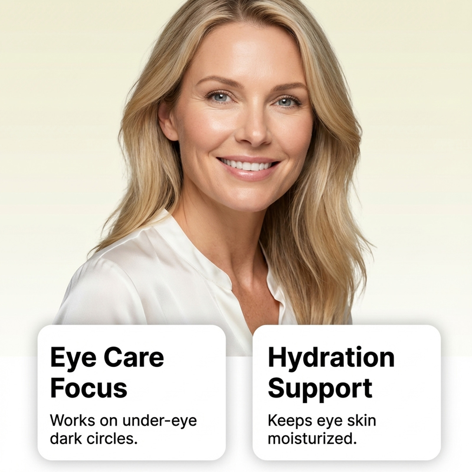 Brightening Eye Cream Nourishing Moisturizing Smoothing Renewing Skin For Morning Night Partial Eye Area Care