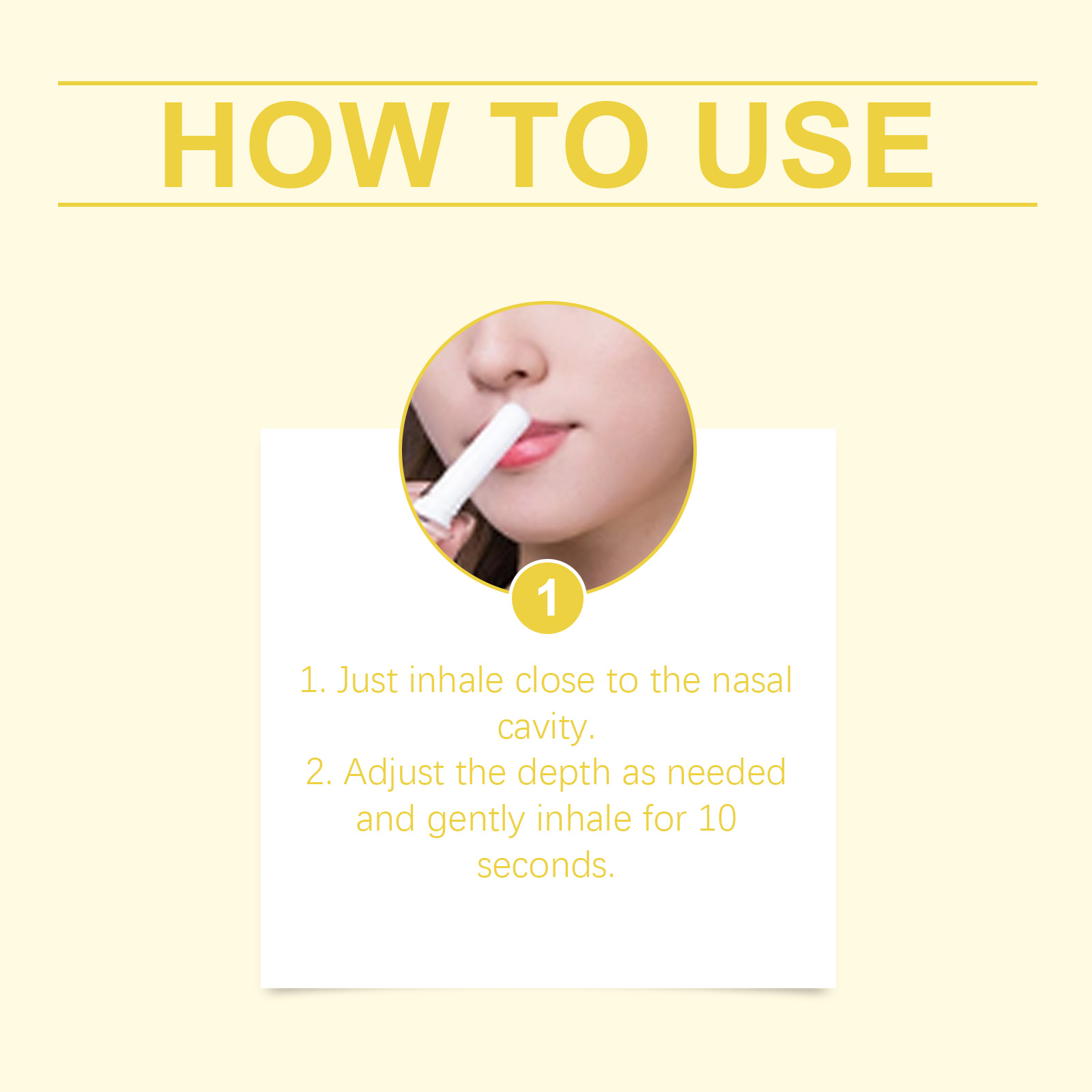 Body Care Nasal Inhaler Portable Daily External Inhaled Mild Fresh Natural Physical Comfort Relax Body Scent