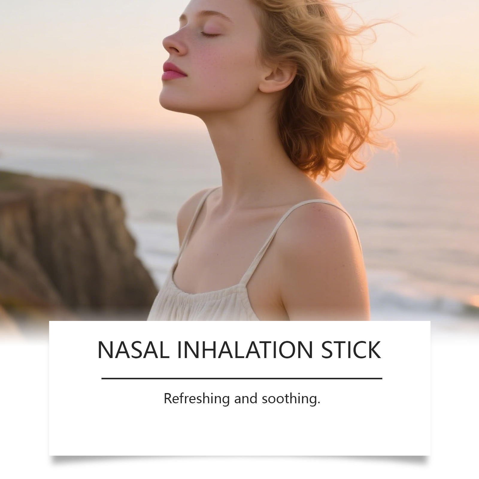 Body Care Nasal Inhaler Portable Daily External Inhaled Mild Fresh Natural Physical Comfort Relax Body Scent