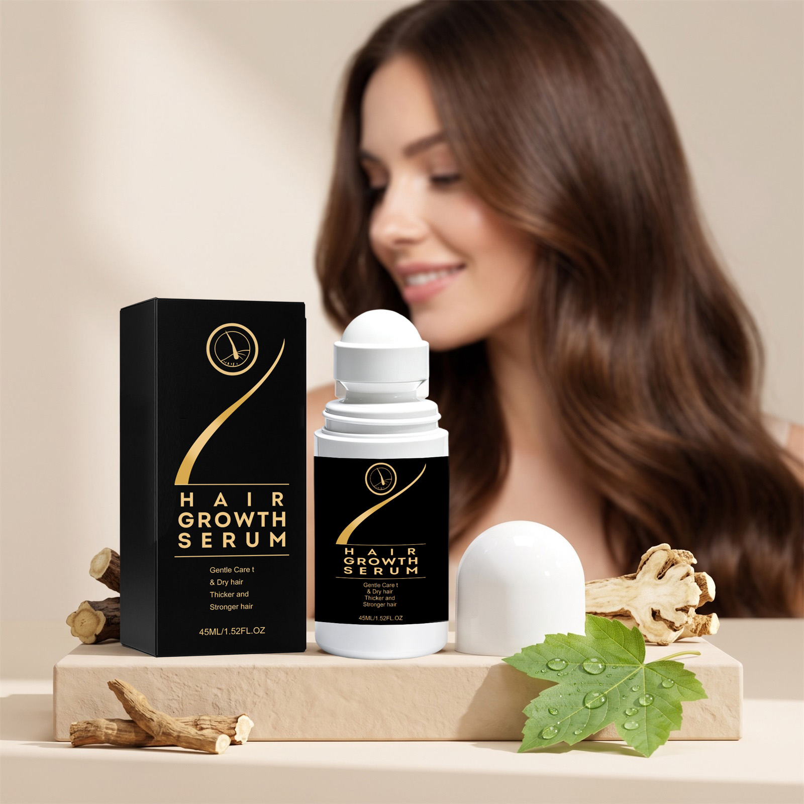 Hair Essence Nourishing Massaging Plump Soft Tough Hair Gloss Fresh Scalp Care Liquid