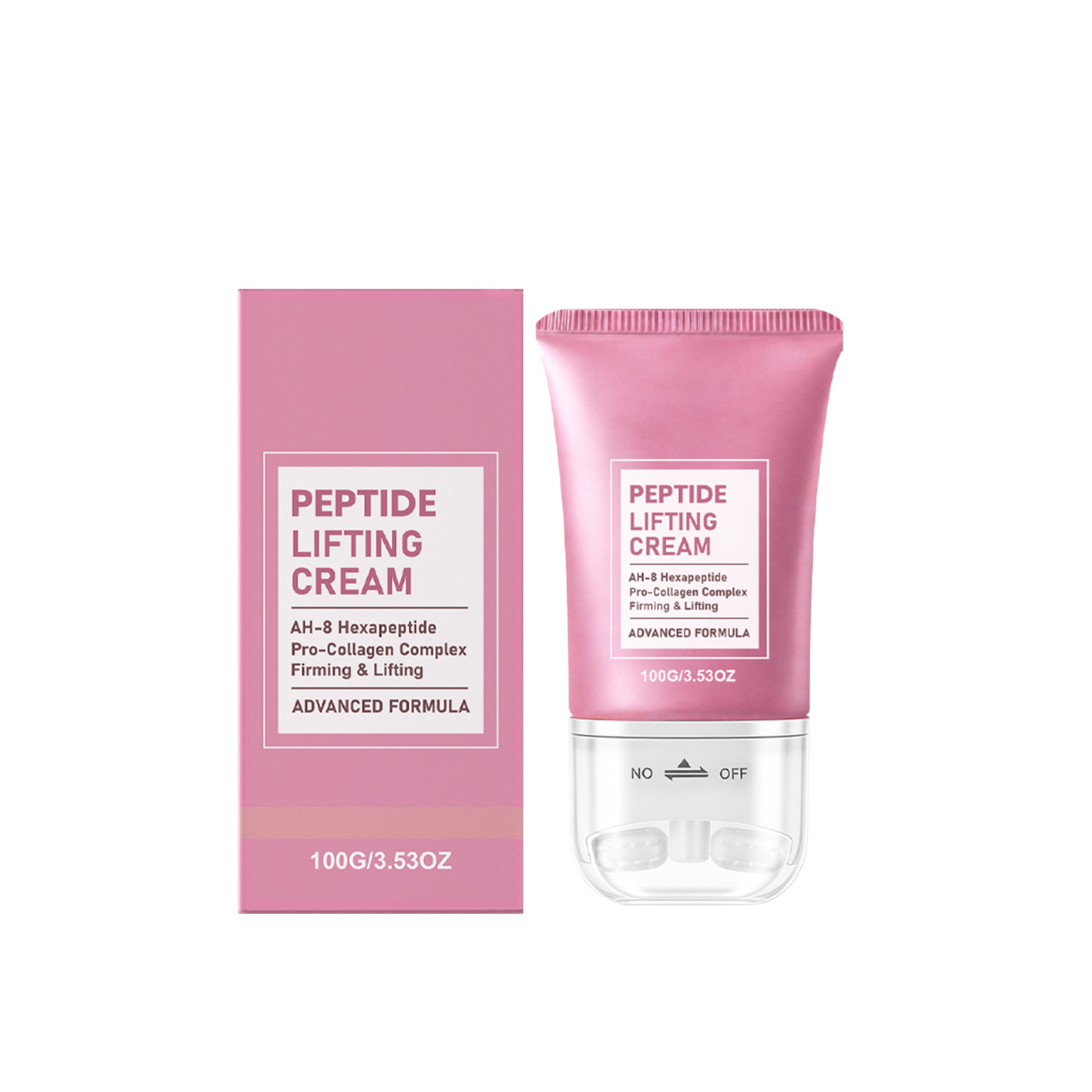 Neck Care Cream Roller Massage Mild Nourish Hydrate Skin Refreshing Texture Quick Absorb On Neck Skin