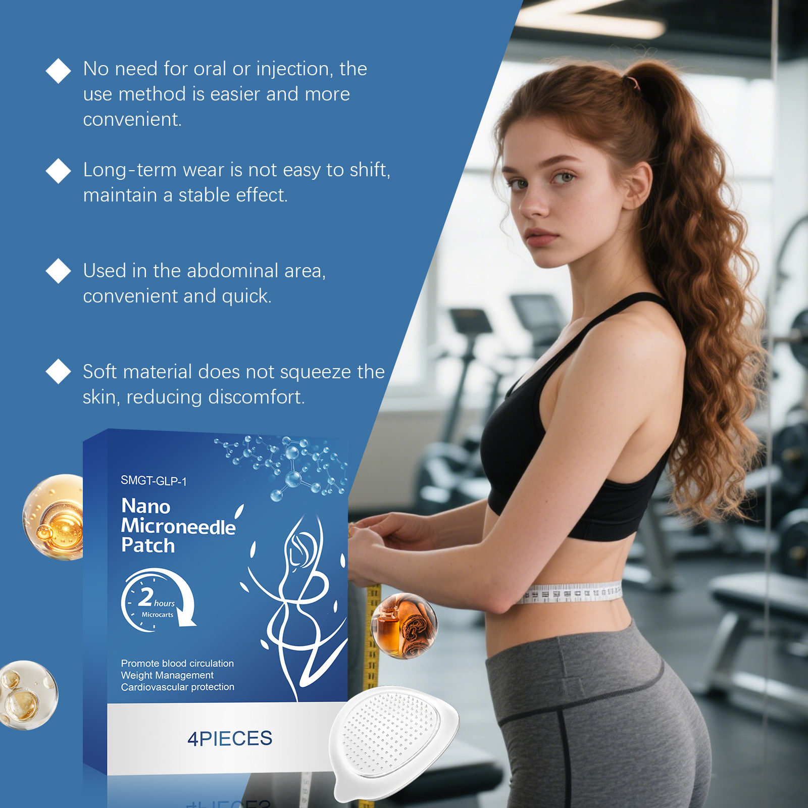 Body Care Patch Gentle Light Fit Skin Figure Body Skin Lines Daily Body Care Sheet