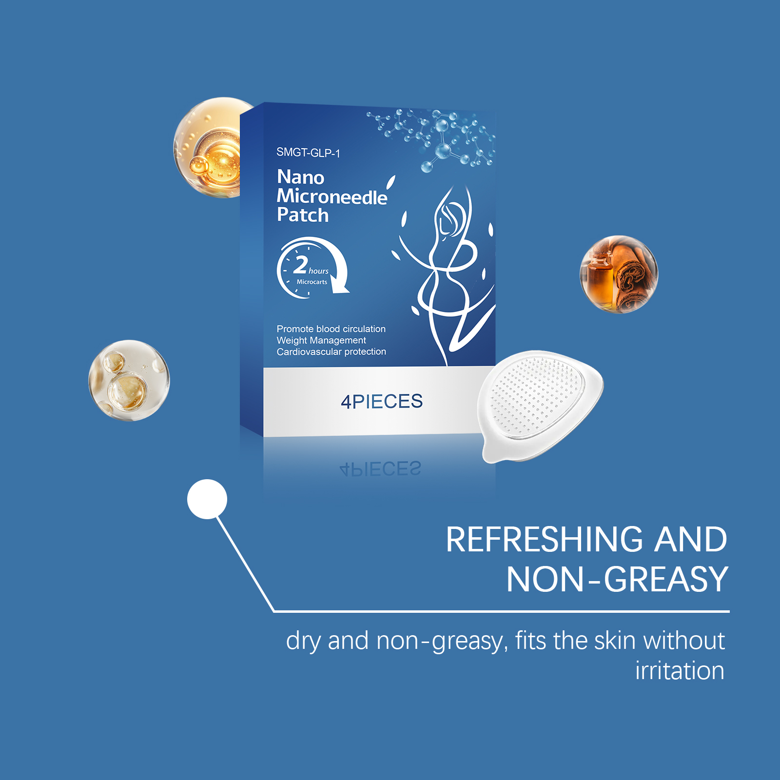 Body Care Patch Gentle Light Fit Skin Figure Body Skin Lines Daily Body Care Sheet