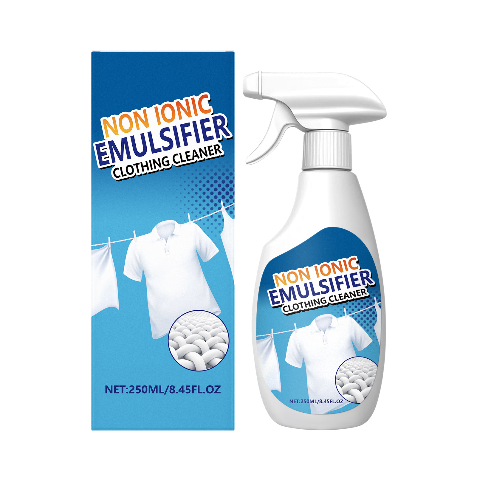 Clothing Emulsifier Mild Decontamination Clean Renew Fabric Care Washing Convenient Daily Household Cleaner
