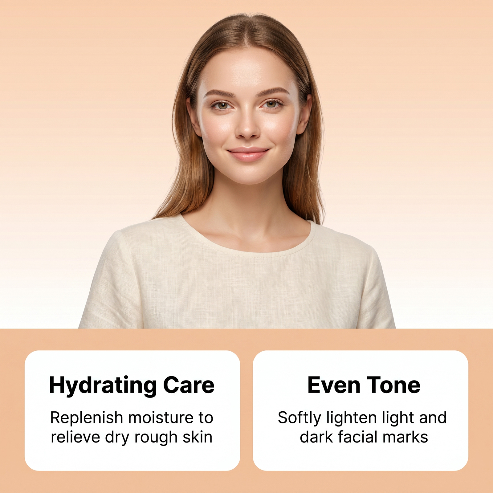 Facial Moisturizing Cream Gentle Care Skin Acne Clean Moisturizing Refreshing Nourishing Skin Friendly Delicate Skincare Lotion