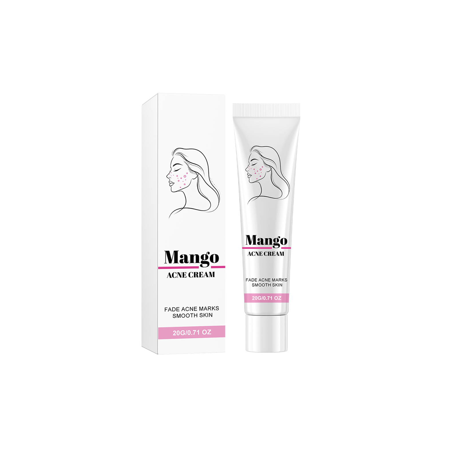 Facial Moisturizing Cream Gentle Care Skin Acne Clean Moisturizing Refreshing Nourishing Skin Friendly Delicate Skincare Lotion