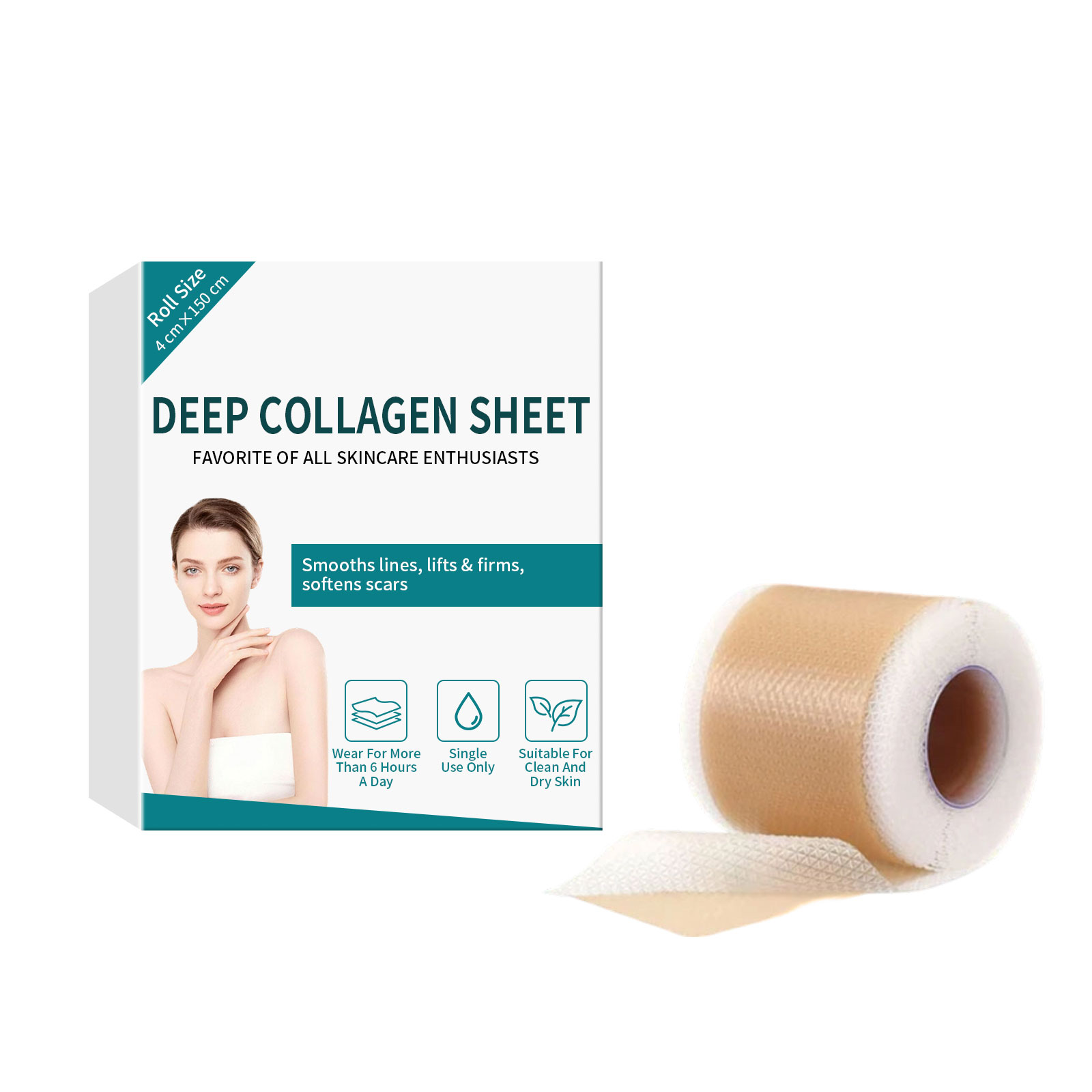 Collagen Care Patch Mild Ingredients Soft Fit Body Skin Smooth Comfort Skin Care Patch