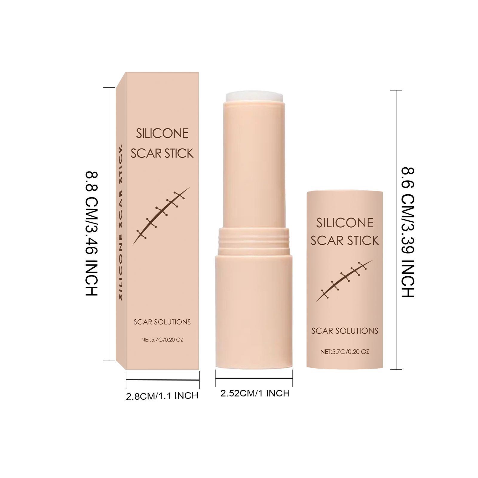 Skin Scar Moisturizing Care Stick Moisturizes Face Body Skin Smoothes Scar Appearance Daily Skin Care Cream