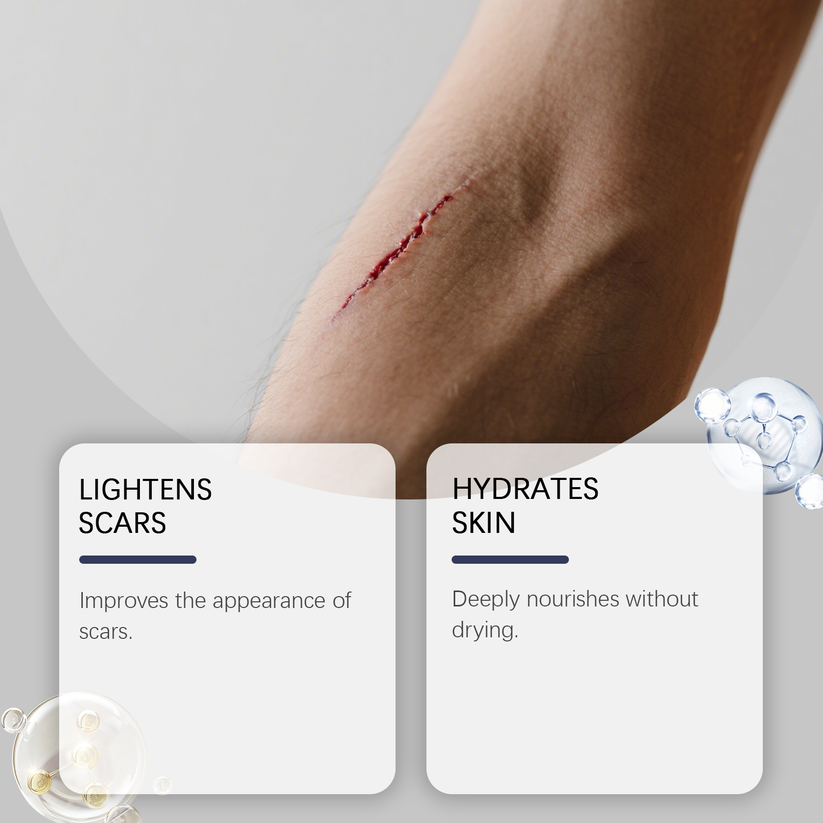 Skin Scar Moisturizing Care Stick Moisturizes Face Body Skin Smoothes Scar Appearance Daily Skin Care Cream