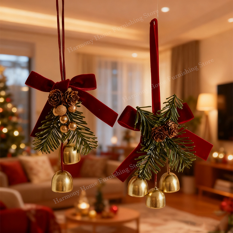 2PCS Christmas Tree Decorate Hanging Christmas Pendant for Family Friends for DIY Crafts Decorations