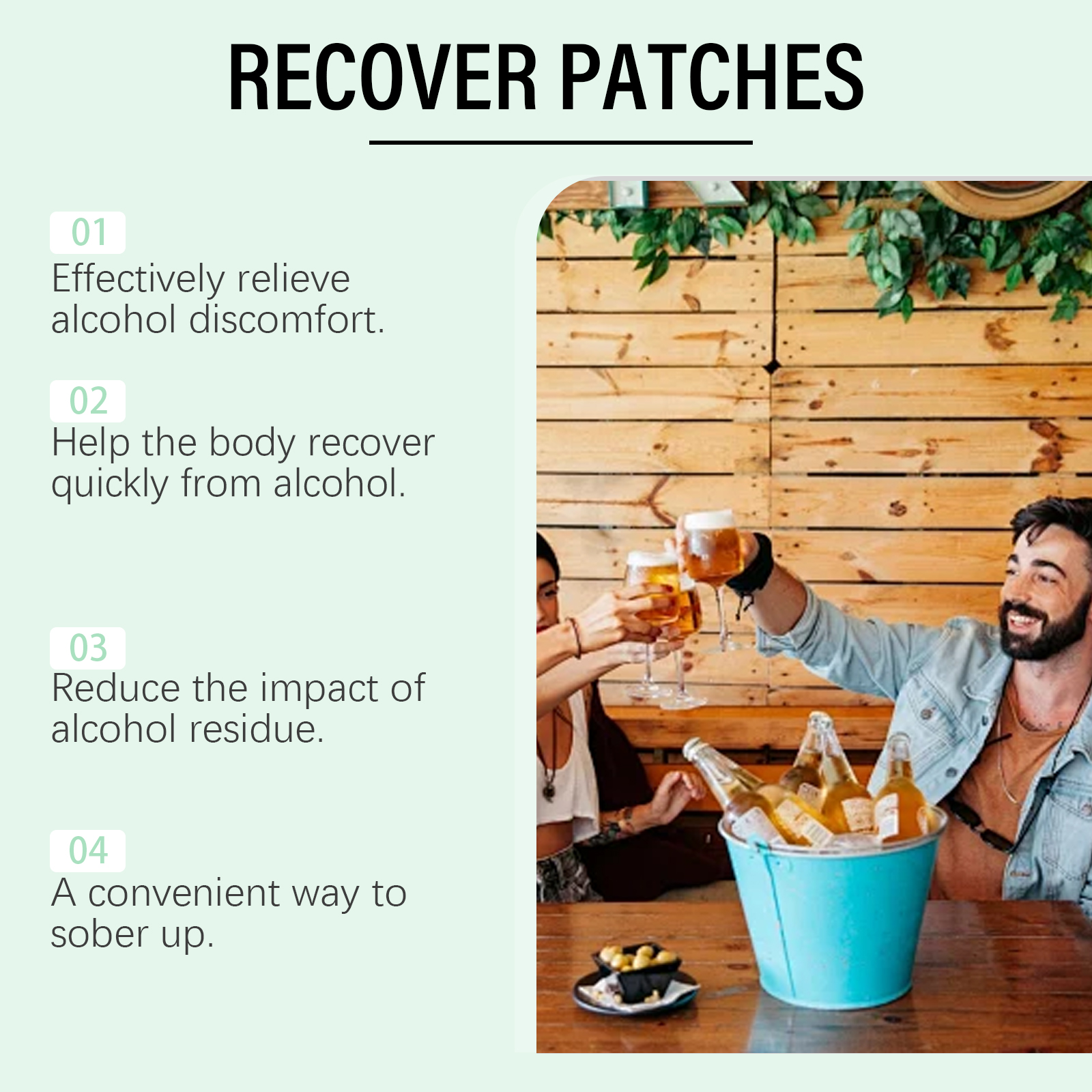 Body Care Patch Daily Body Relieve Discomfort Regain Vitality Comfort Care Whole Body Application