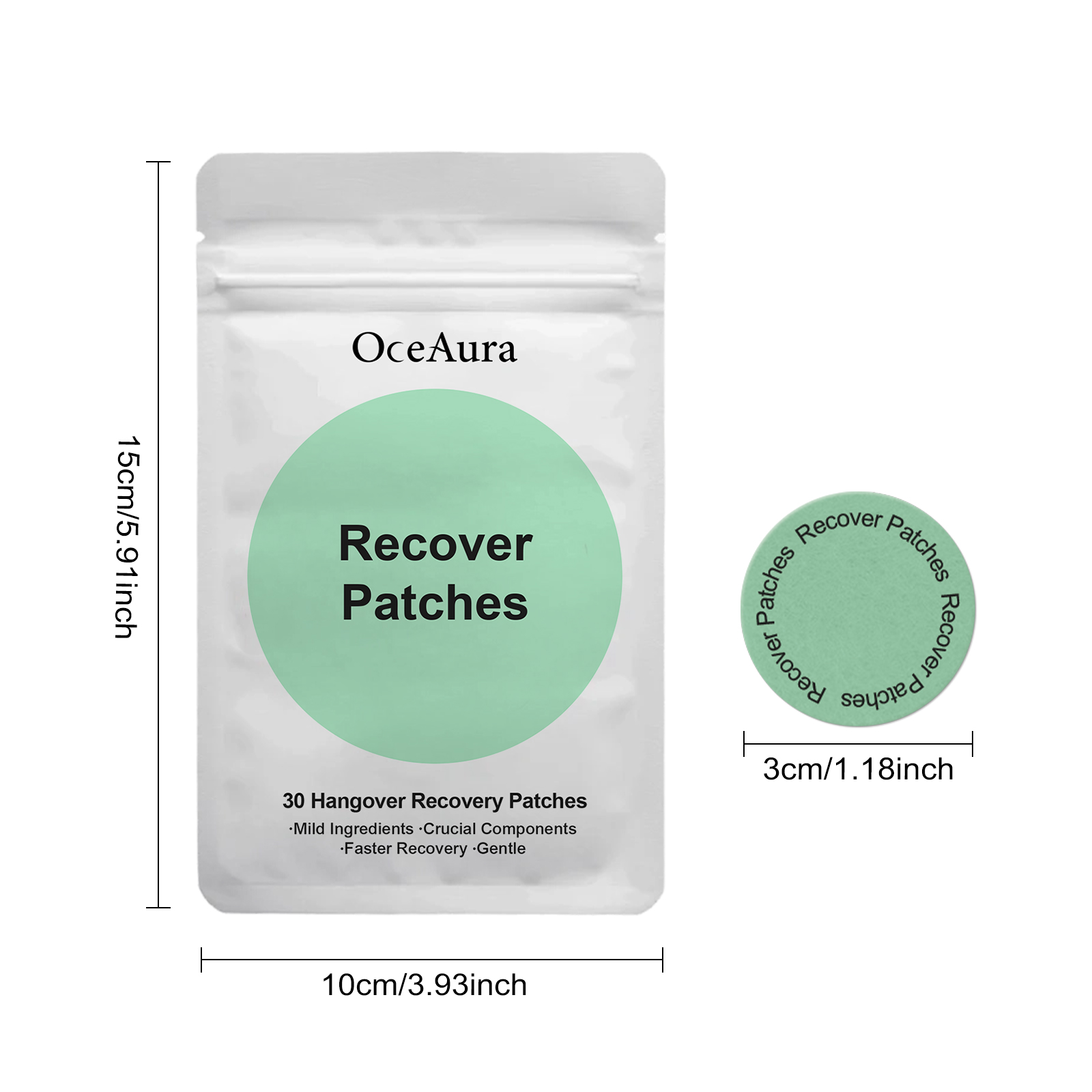 Body Care Patch Daily Body Relieve Discomfort Regain Vitality Comfort Care Whole Body Application