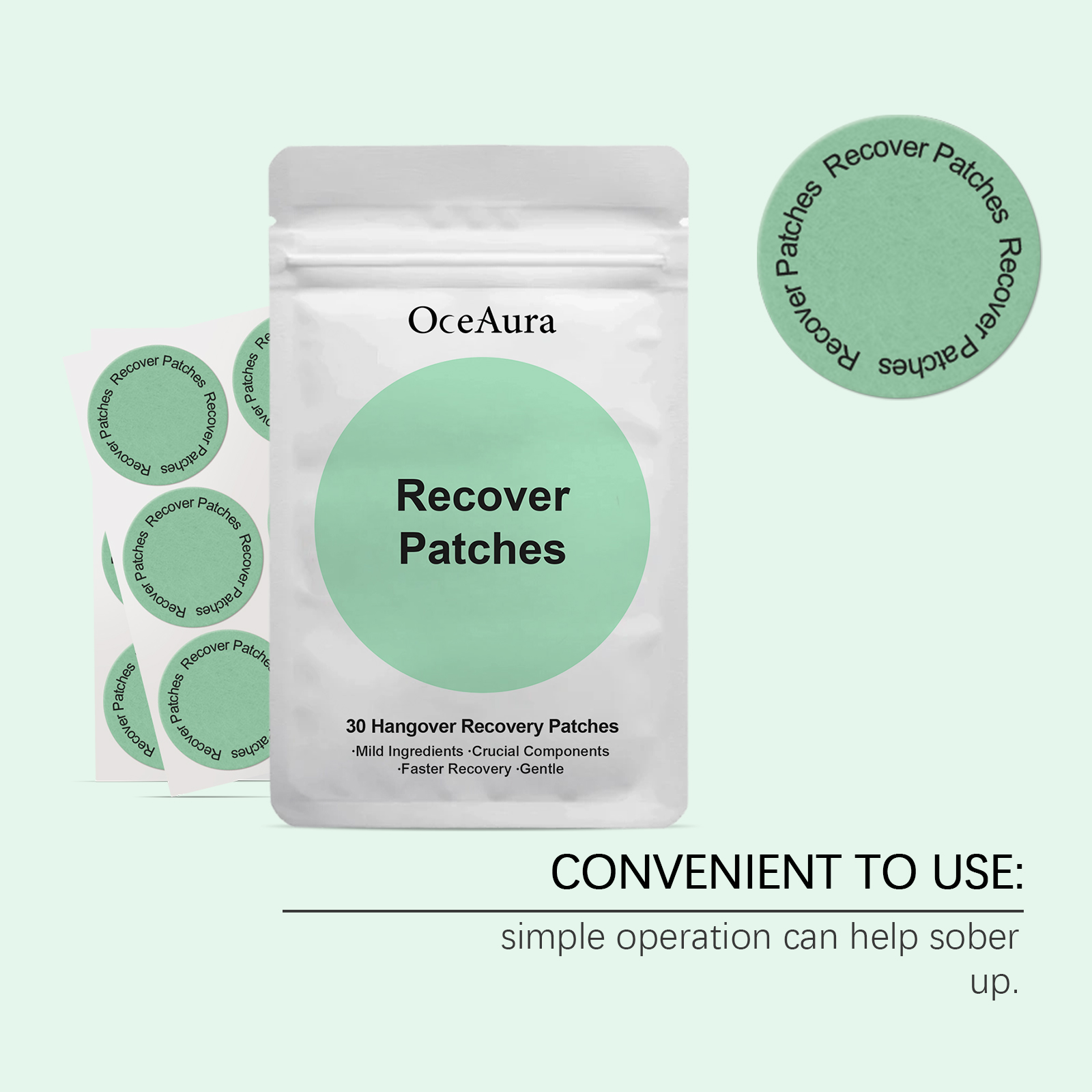 Body Care Patch Daily Body Relieve Discomfort Regain Vitality Comfort Care Whole Body Application