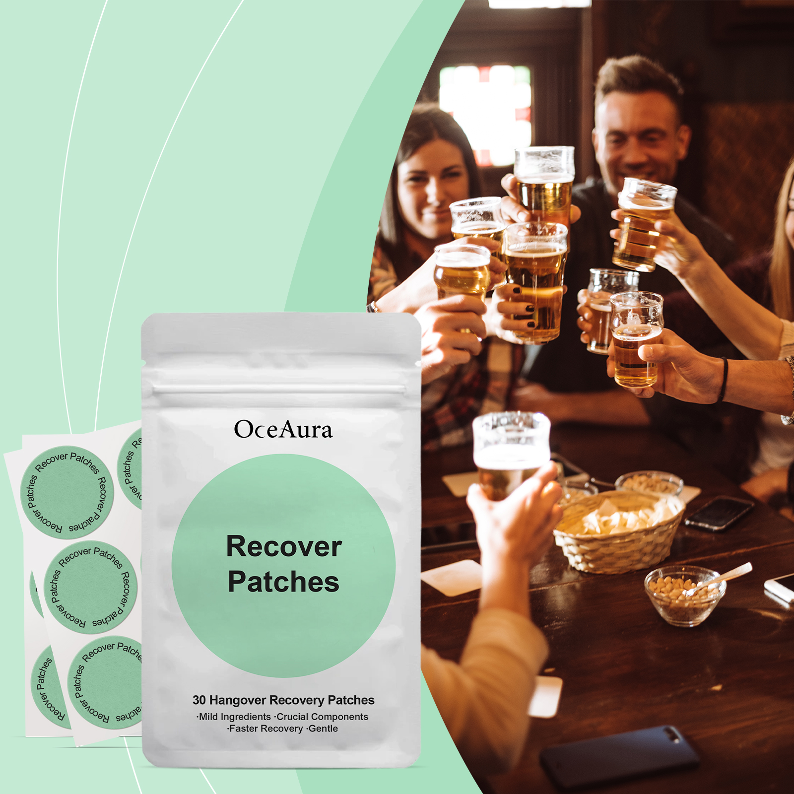 Body Care Patch Daily Body Relieve Discomfort Regain Vitality Comfort Care Whole Body Application