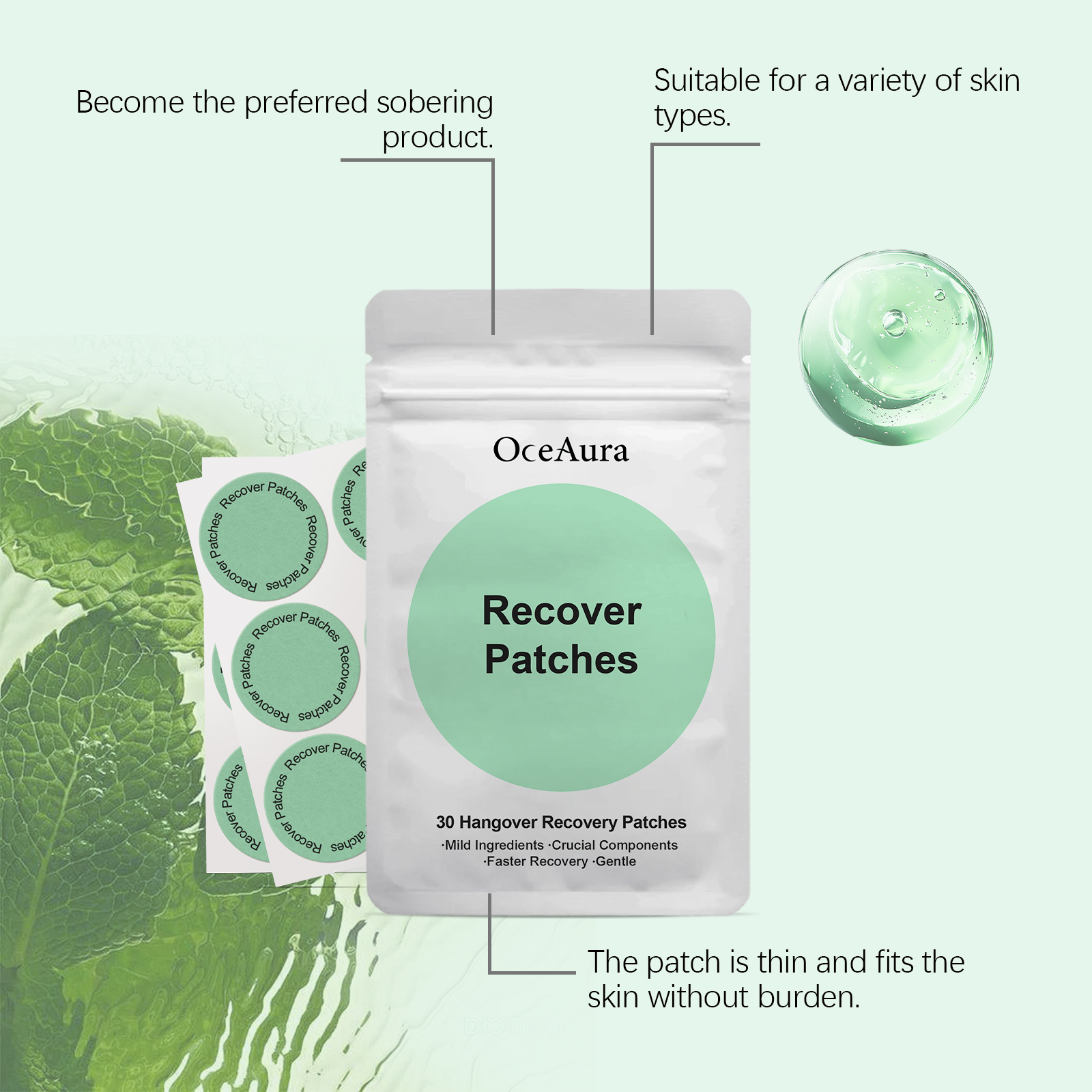 Body Care Patch Daily Body Relieve Discomfort Regain Vitality Comfort Care Whole Body Application