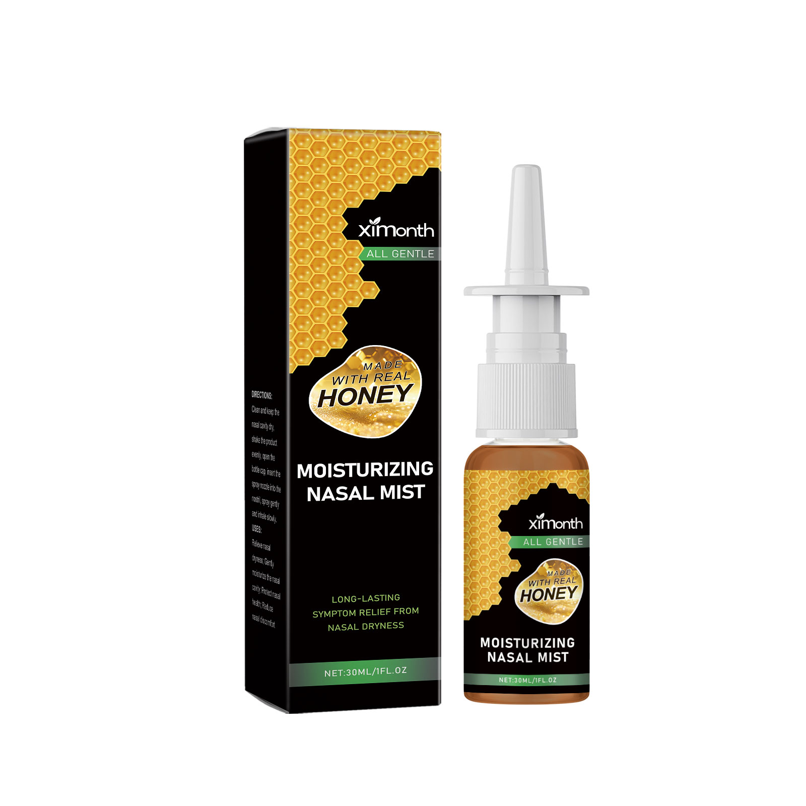 Dry Moisturizing Nasal Spray Gentle Ingredients Clean Nose Comfort Care For Nasal Cavity