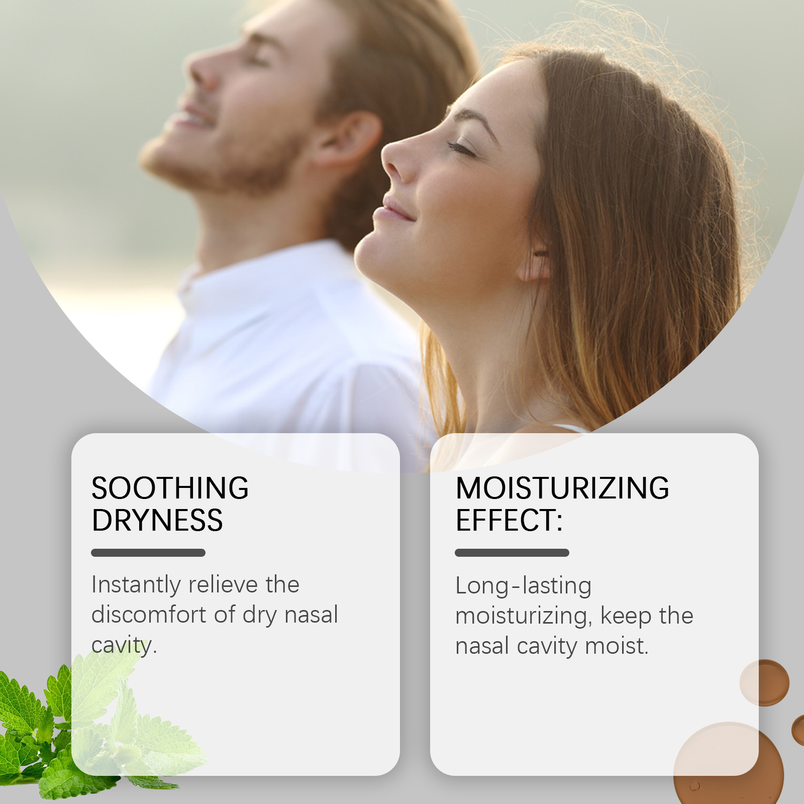 Dry Moisturizing Nasal Spray Gentle Ingredients Clean Nose Comfort Care For Nasal Cavity