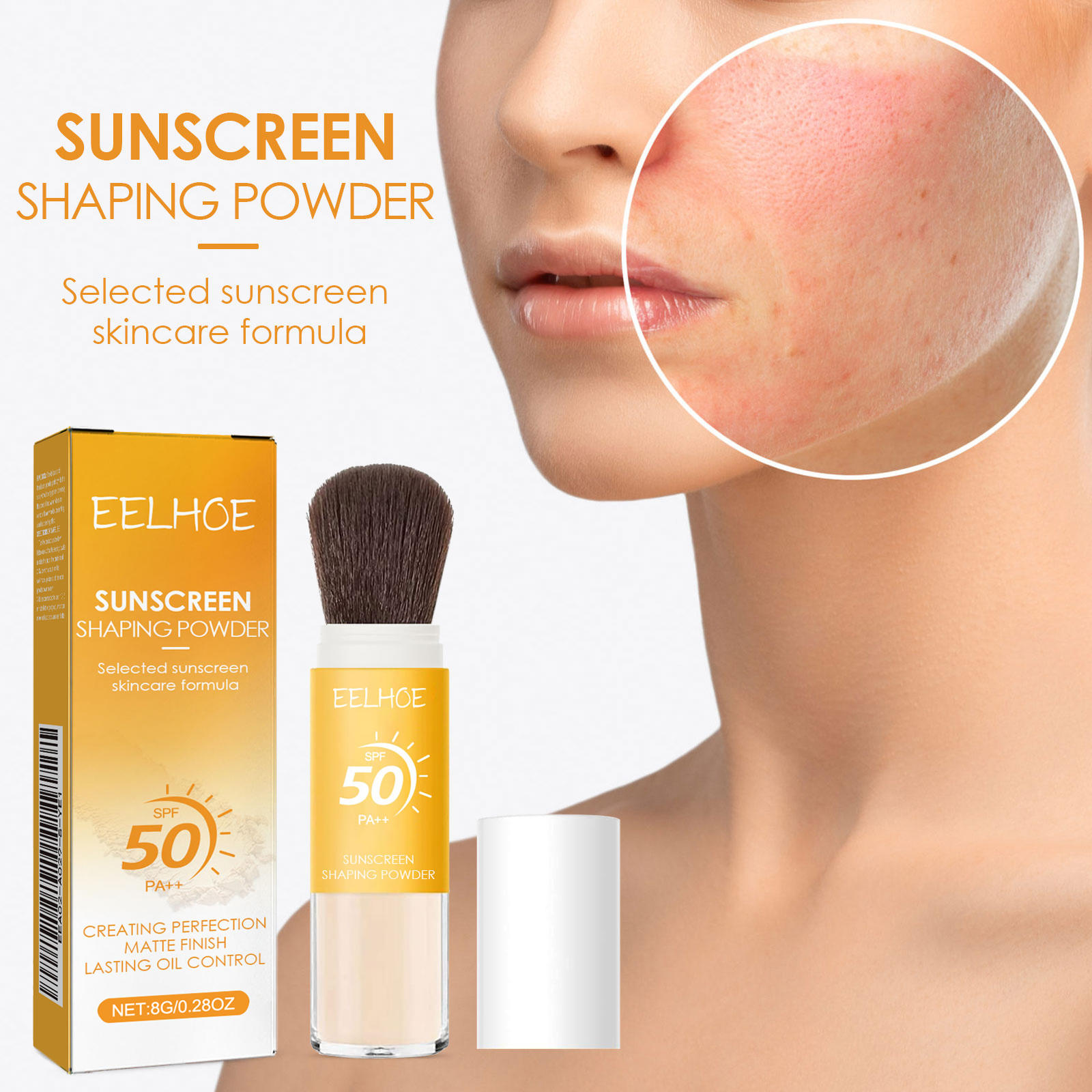 Setting Powder Oil Control Natural Matte Long Lasting Lightweight Face Finish Daily Makeup 30g