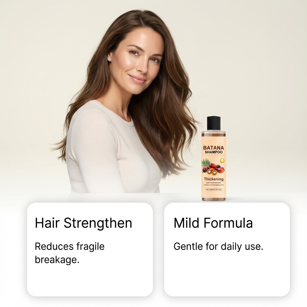 Batana Oil Shampoo Deeply Nourishe Moisturizing Anti Loss Restore Damaged Split Hair Thickens Scalp Clean Soothing Care Shampoos ﻿