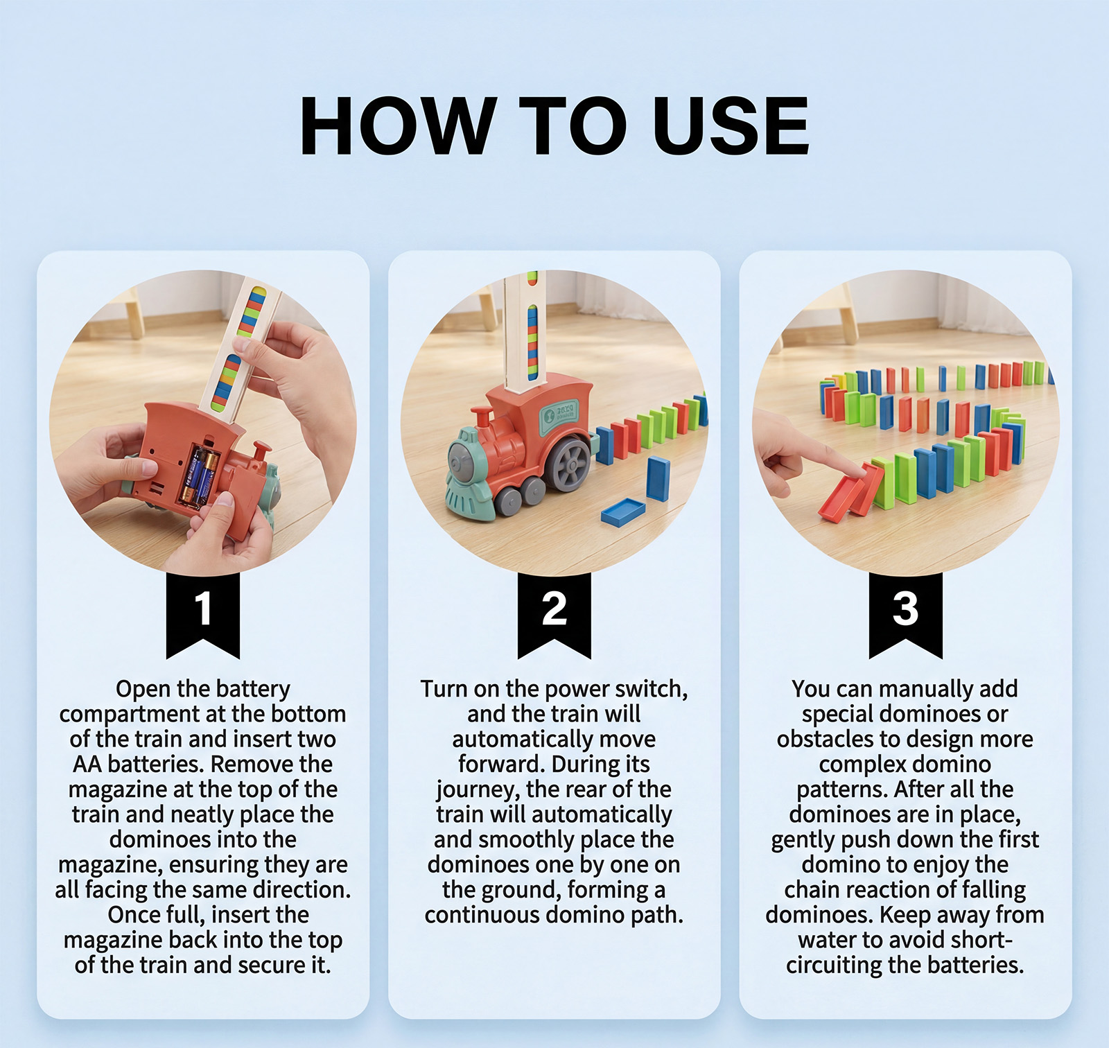 (Pink) Domino Train for kids Automatic Laying Electric Car Colorful Dominoes Set Brick Blocks Kits Games Educational Toys Girl Boy Gift