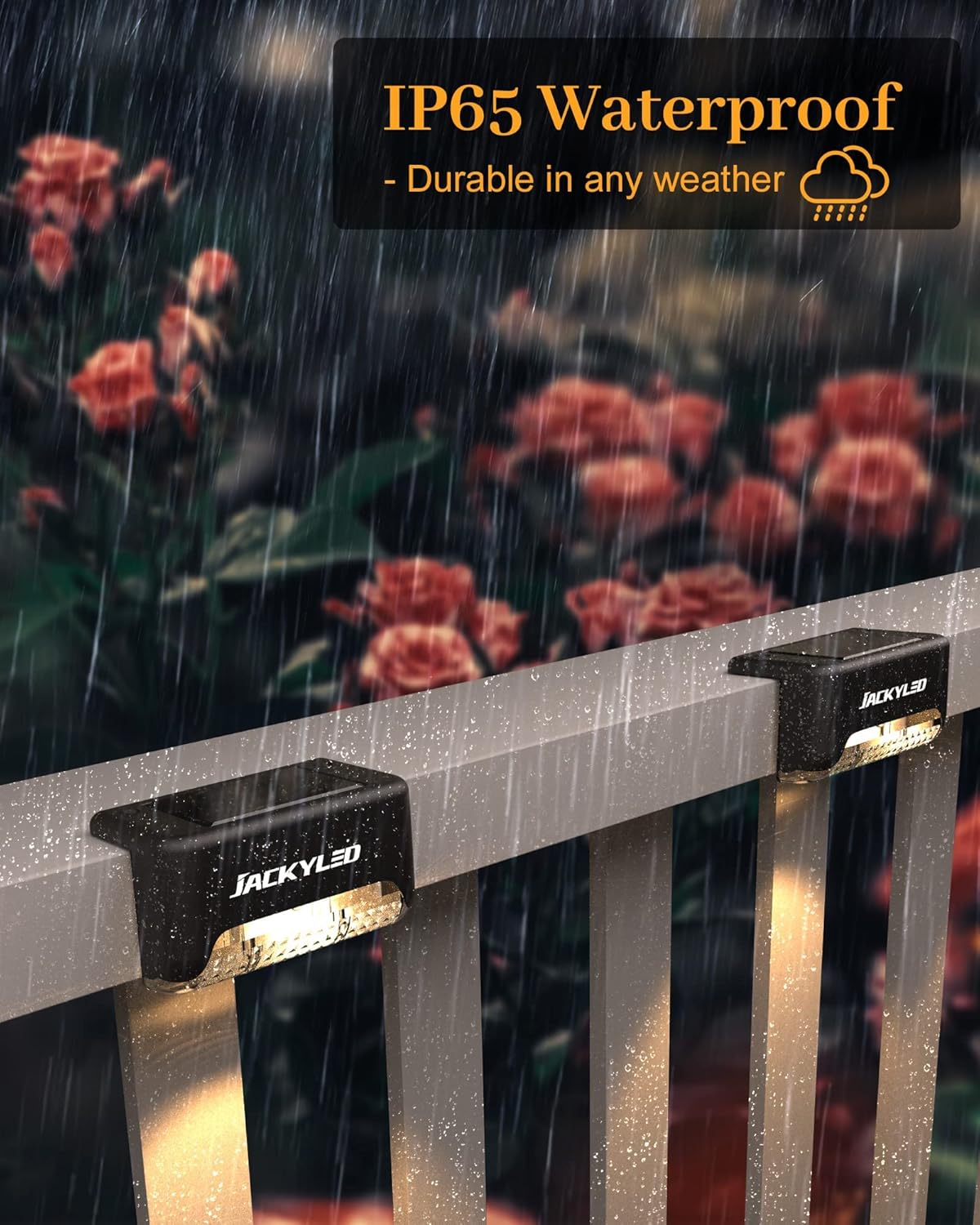 16 Pack Solar Deck Lights Outdoor Solar Fence Light Waterproof LED Solar Powered Decking Light for Garden Deck,Outdoor Stair Fence Railing Yard and Pathway