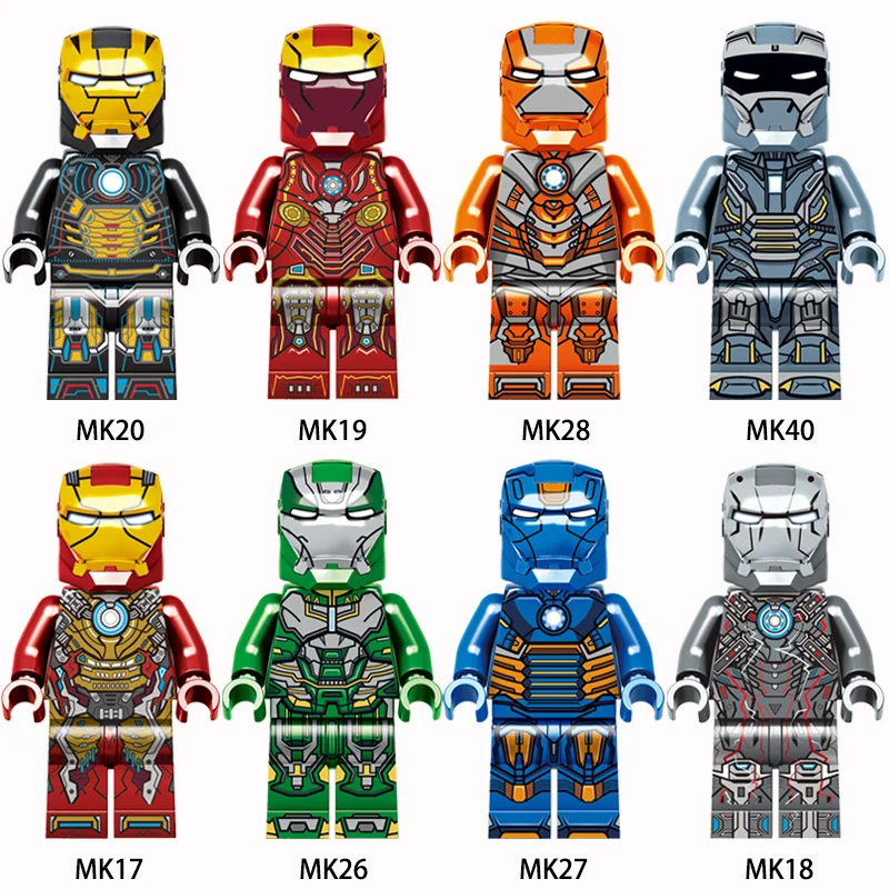 (Style C) Children Building Modules Mini Numbers Humanoid Dolls Cartoon Characters Birthday Gifts Children Educational Games