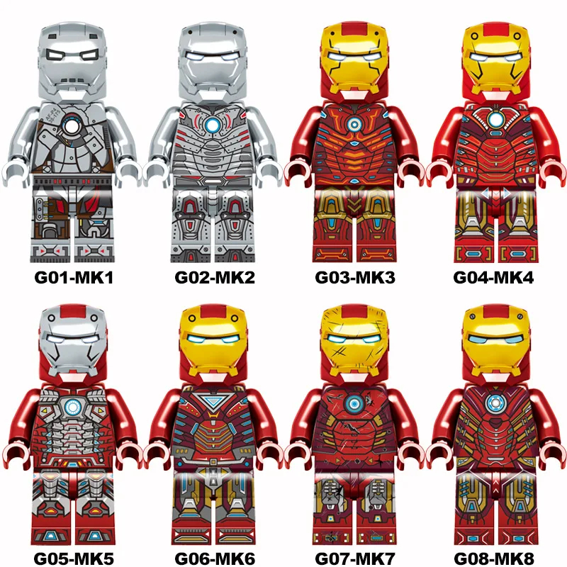 (Style C) Children Building Modules Mini Numbers Humanoid Dolls Cartoon Characters Birthday Gifts Children Educational Games