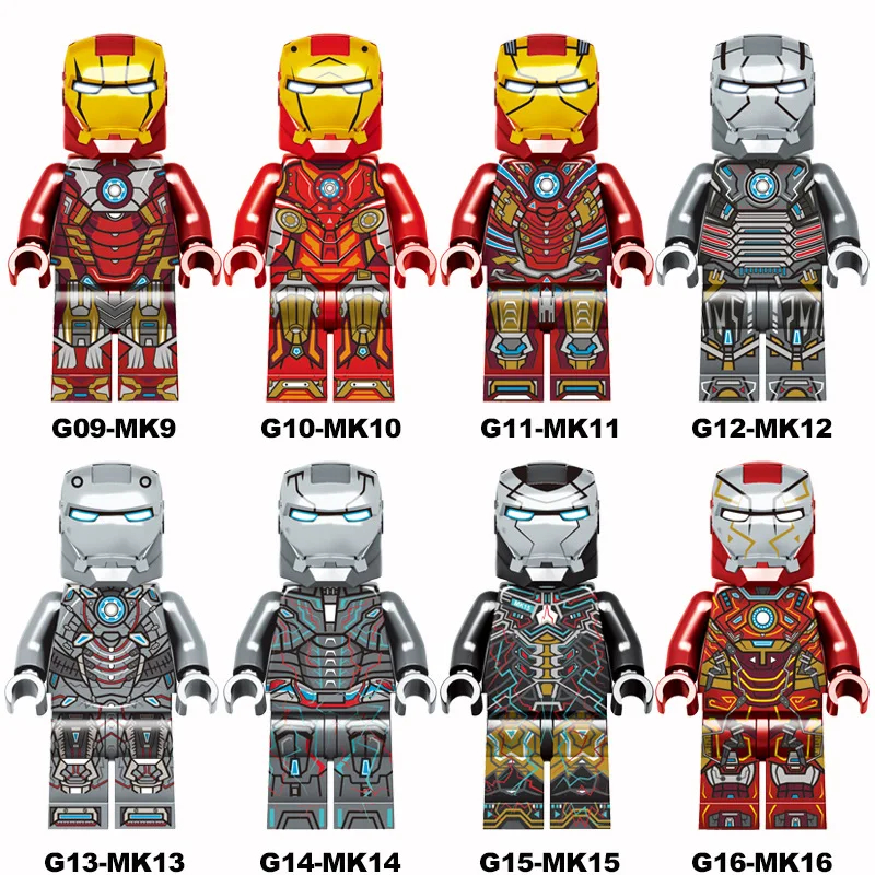 (Style C) Children Building Modules Mini Numbers Humanoid Dolls Cartoon Characters Birthday Gifts Children Educational Games