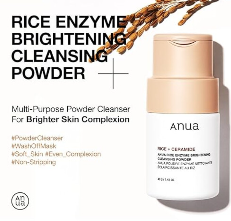 Rice Enzyme Cleansing Powder Exfoliating Brightening Cleanser