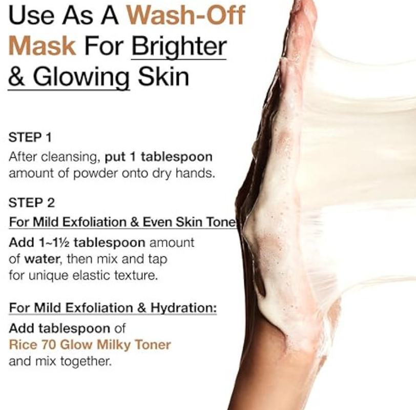 Rice Enzyme Cleansing Powder Exfoliating Brightening Cleanser