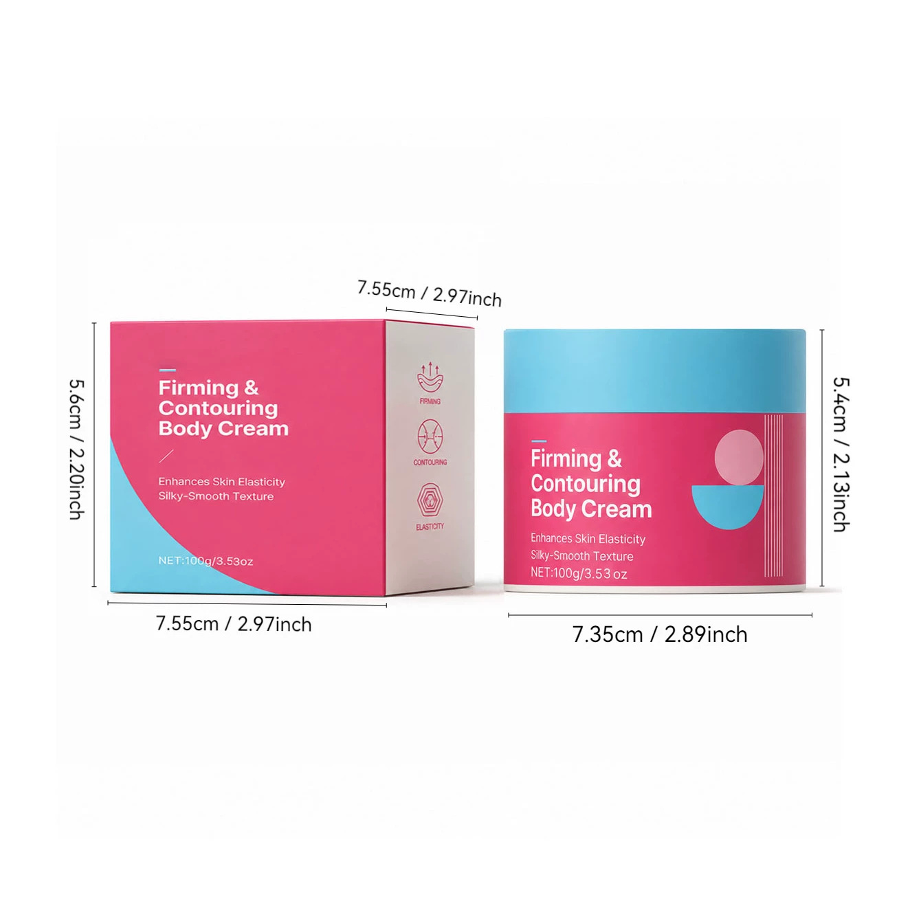 Firming And Shaping Body Cream For Skin Tightening Smoothing And Contouring Daily Moisturizing Lotion 100g
