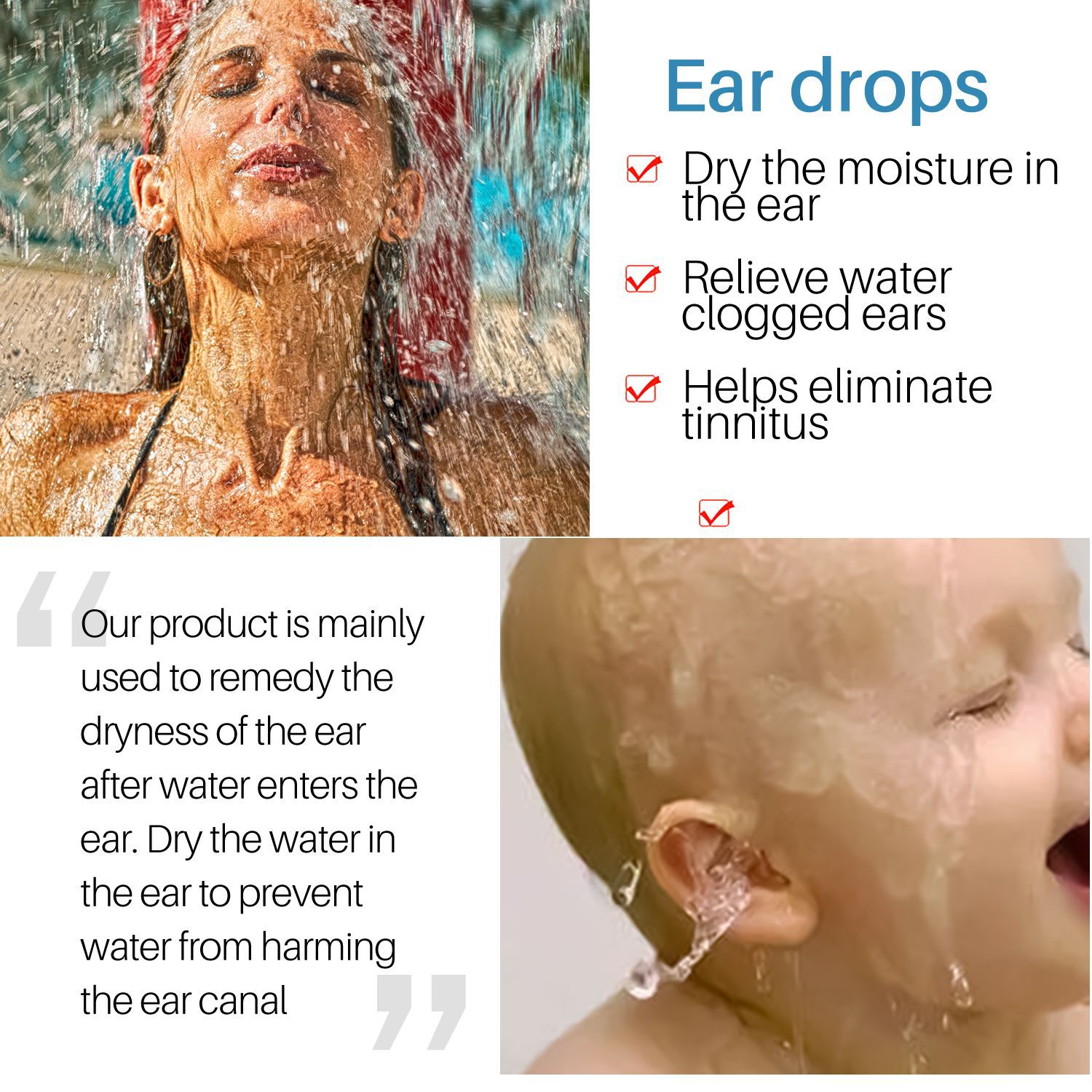 Ear Drops For Ear Wax Softening Removal And Cleansing For Adults And Children Gentle Ear Care Solution