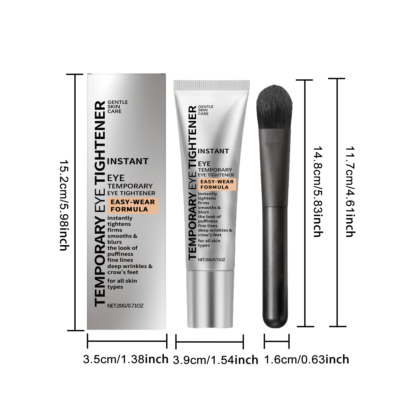 Eye Cream Daily Mild Care Moisturize Eye Area Skin Elastic Soft Hydrate Replenish Water Massage Eye Nursing Balm