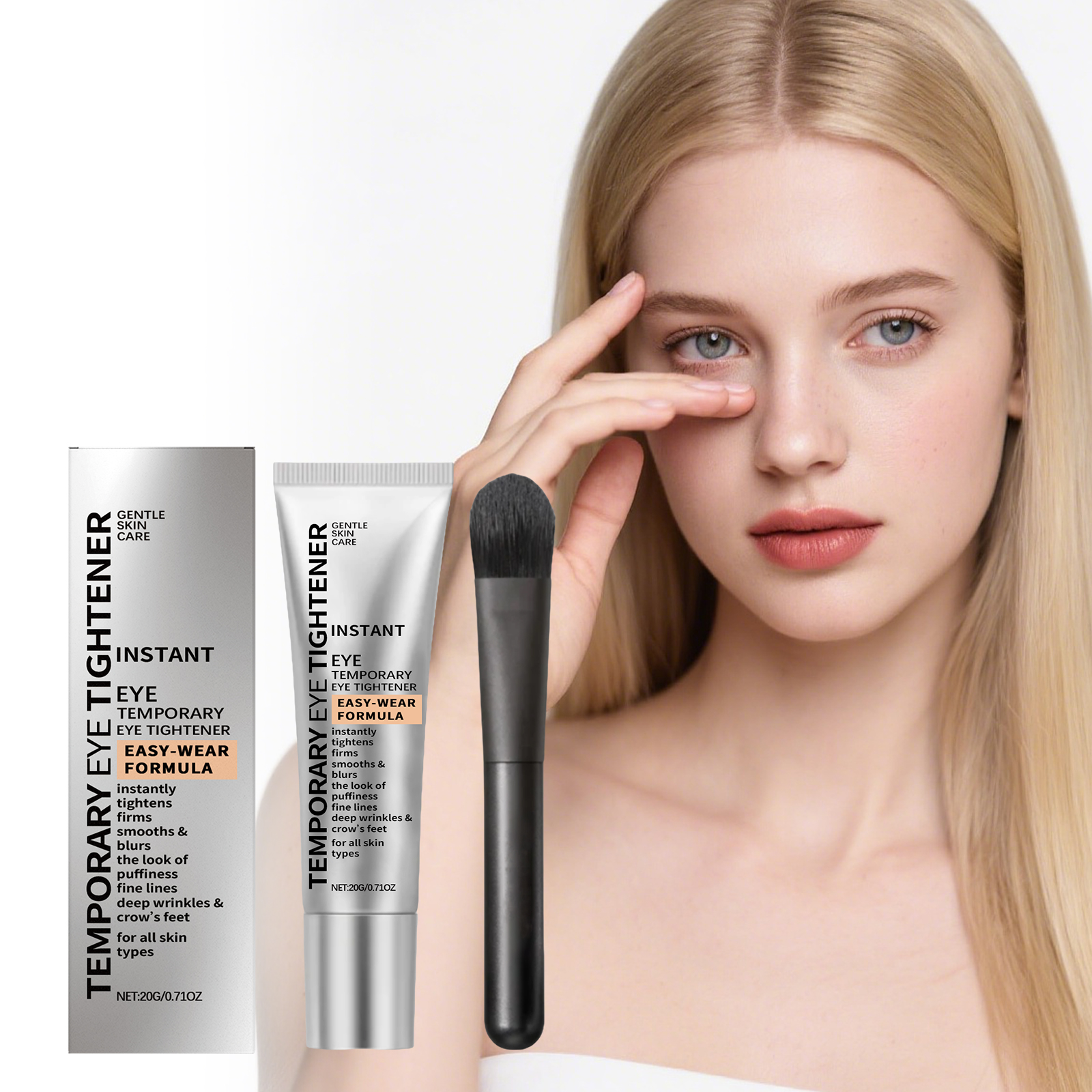 Eye Cream Daily Mild Care Moisturize Eye Area Skin Elastic Soft Hydrate Replenish Water Massage Eye Nursing Balm