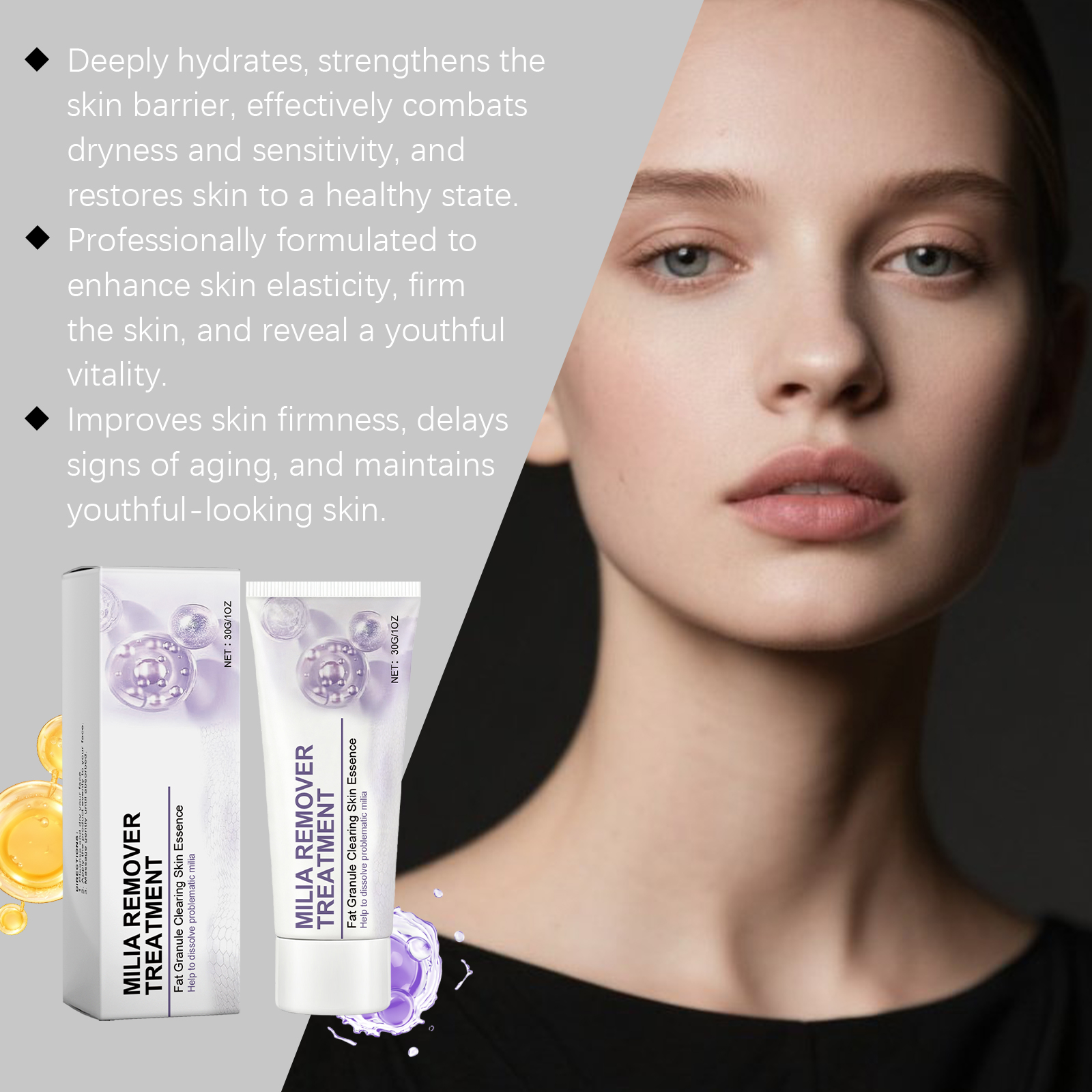 Facial Skin Moisturizing Cream Gentle Care Nourish Hydrate Soft Smooth Bright Delicate Moisturize Face Complexion