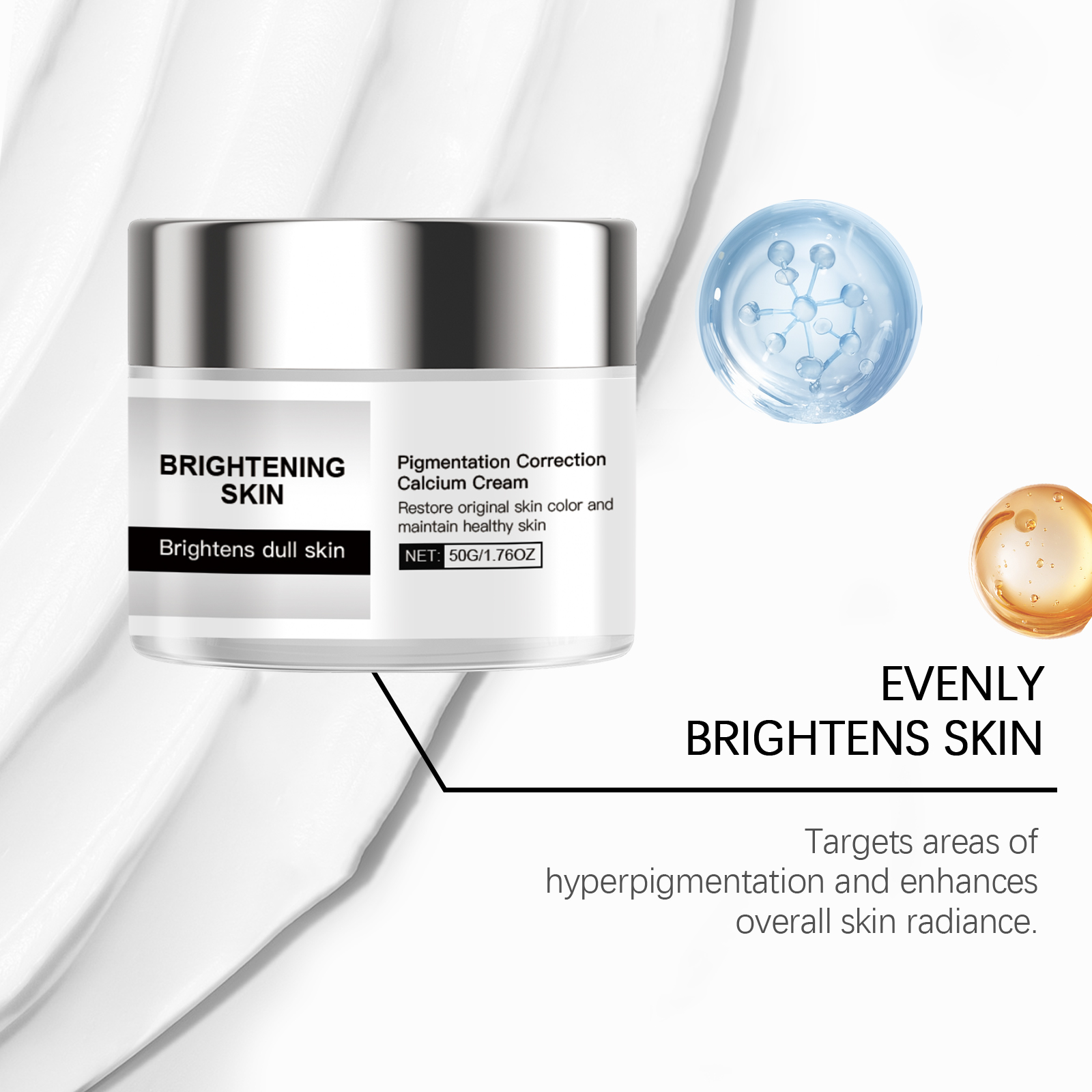 Skin Care Moisturizing Cream Mild Hydrating Soft Delicate Smooth Elastic Nourish Daily Facial Skin Beauty Care