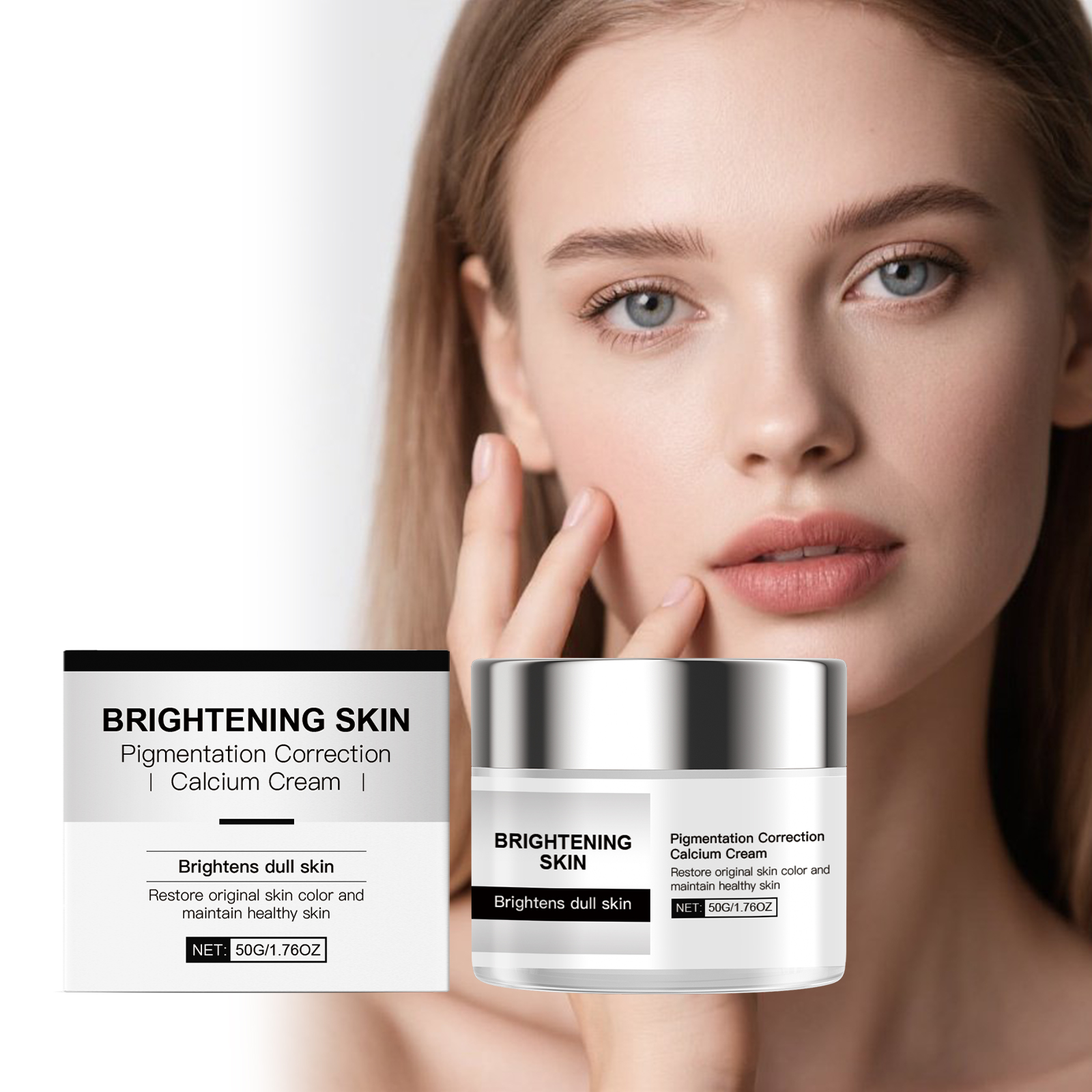 Skin Care Moisturizing Cream Mild Hydrating Soft Delicate Smooth Elastic Nourish Daily Facial Skin Beauty Care