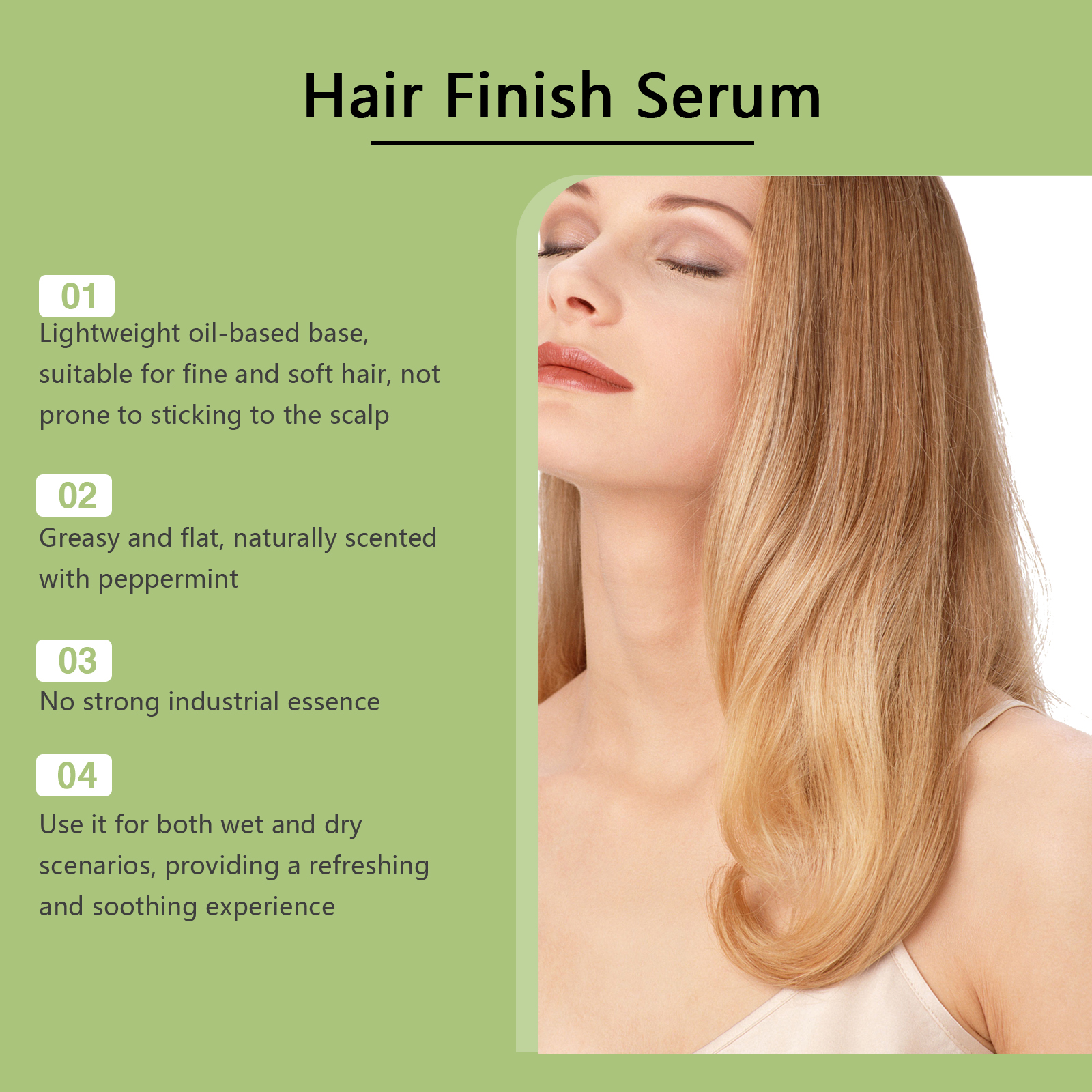 Hair Repair Serum Fix Split Frizz Gentle Nourish Balance Scalp Oil Water Rub Absorb For All Strands