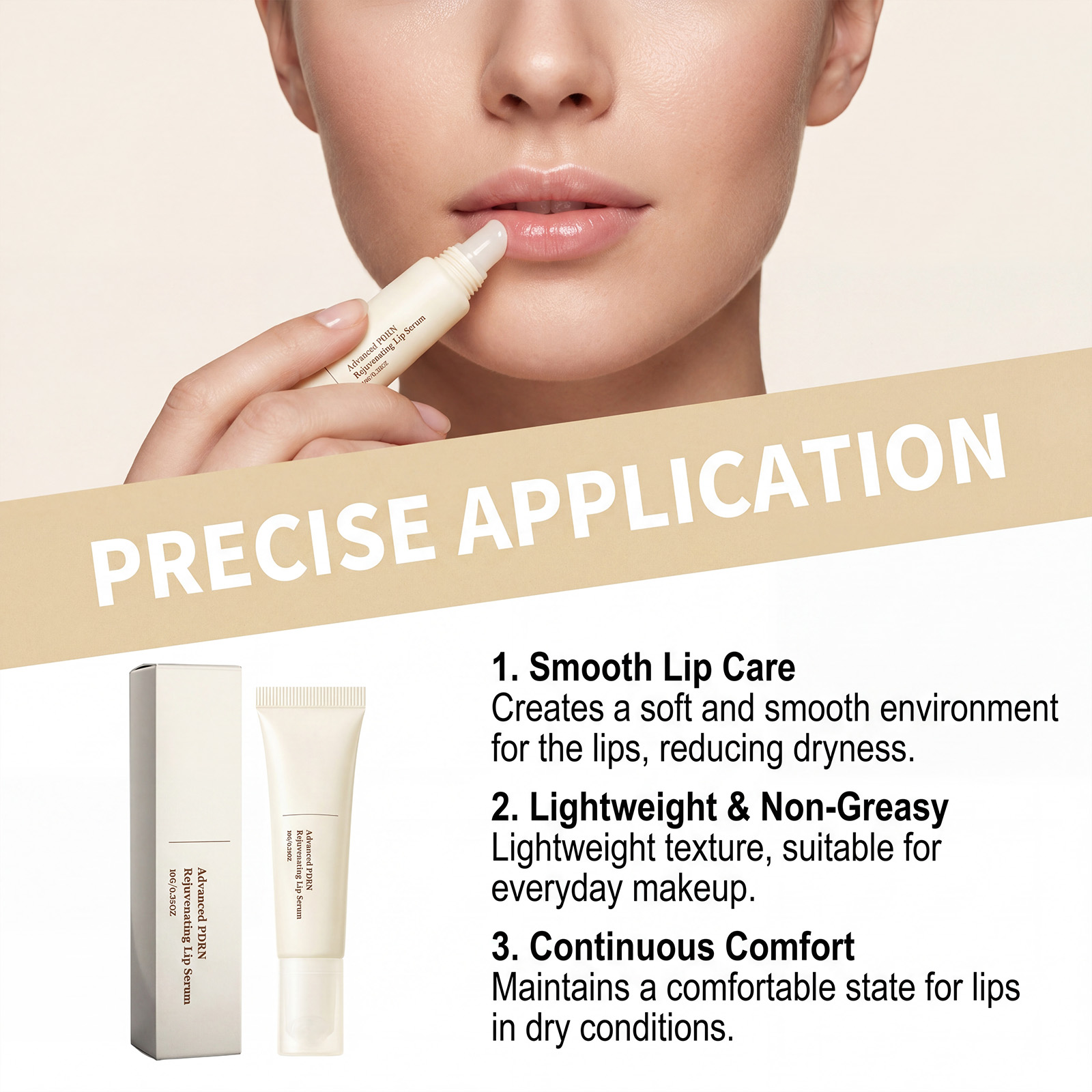 Lip Essence Mild Moisturizing Light Texture Refreshing Non Greasy Hydrating Protect Lip Skin