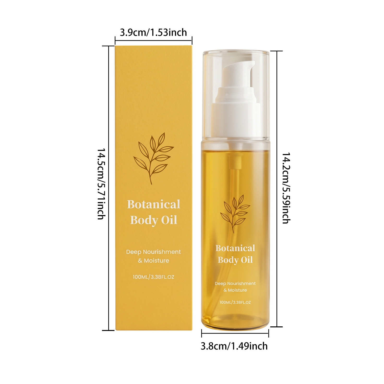 Moisturizing Body Oil Soft Hydrating Even Texture Silky Skin Light Smooth Gentle For Body Skin