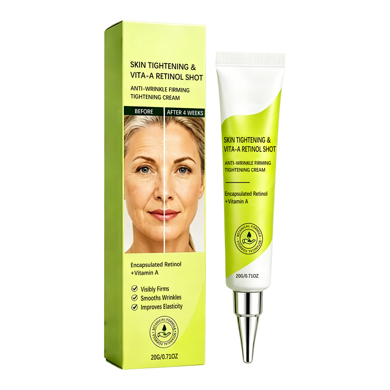 Retinol Firming Cream Facial Skin Anti Aging Moisturizing Repair Smoothing Fine Lines Dull Complexion