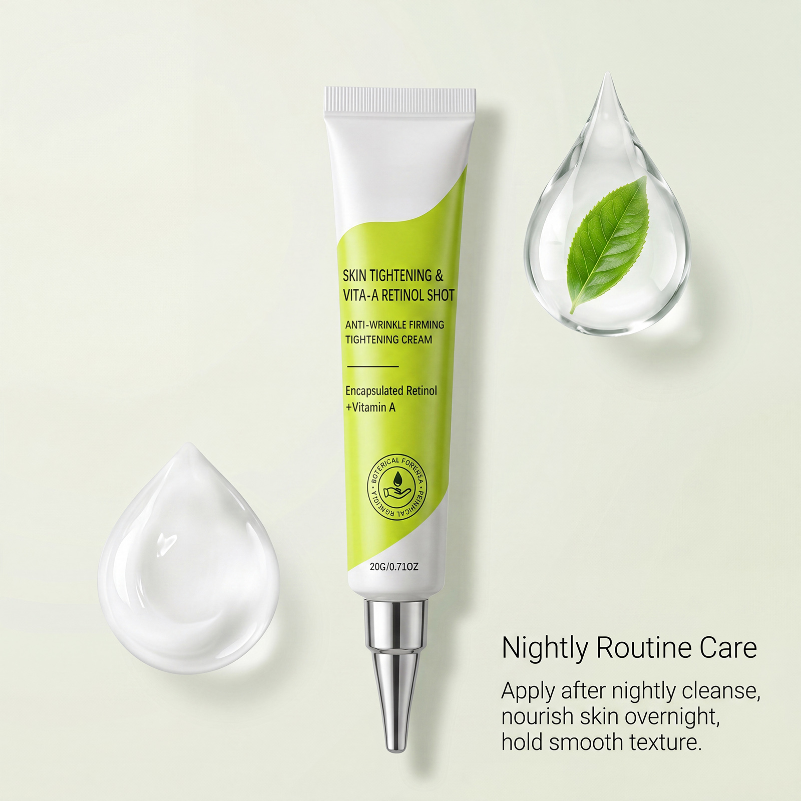 Retinol Firming Cream Facial Skin Anti Aging Moisturizing Repair Smoothing Fine Lines Dull Complexion