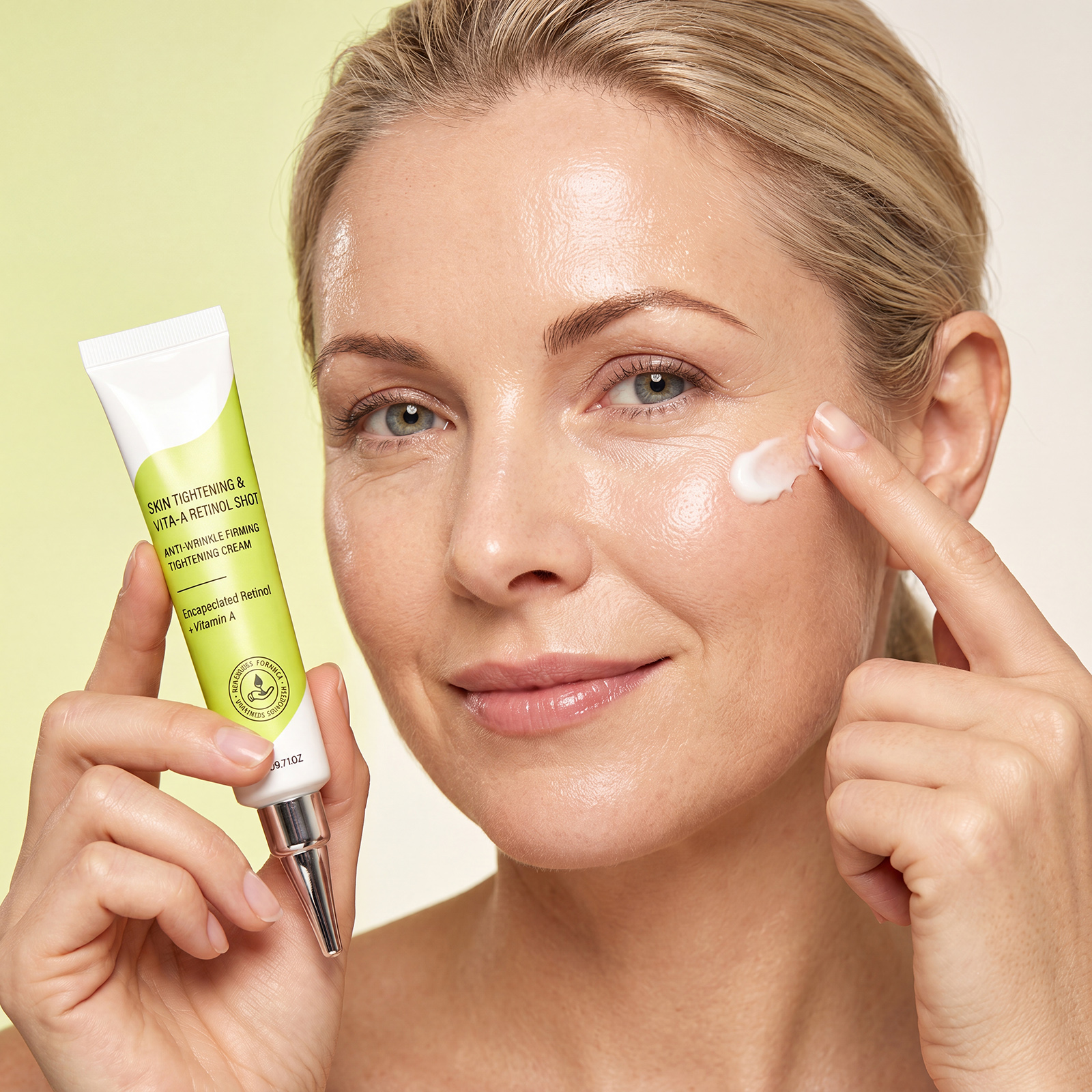 Retinol Firming Cream Facial Skin Anti Aging Moisturizing Repair Smoothing Fine Lines Dull Complexion