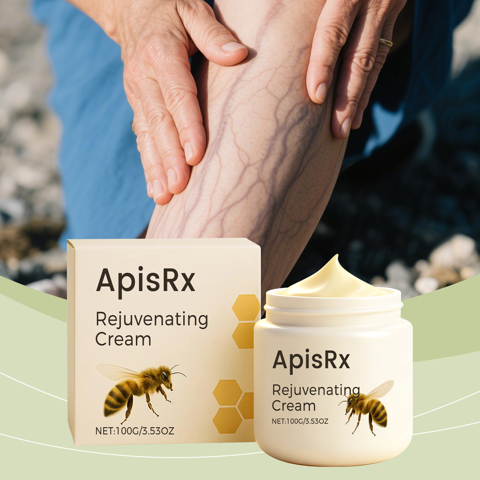 Skin Care Cream Mild Nourish Smooth Light Comfort Leg Skin Daily Massage Treatment