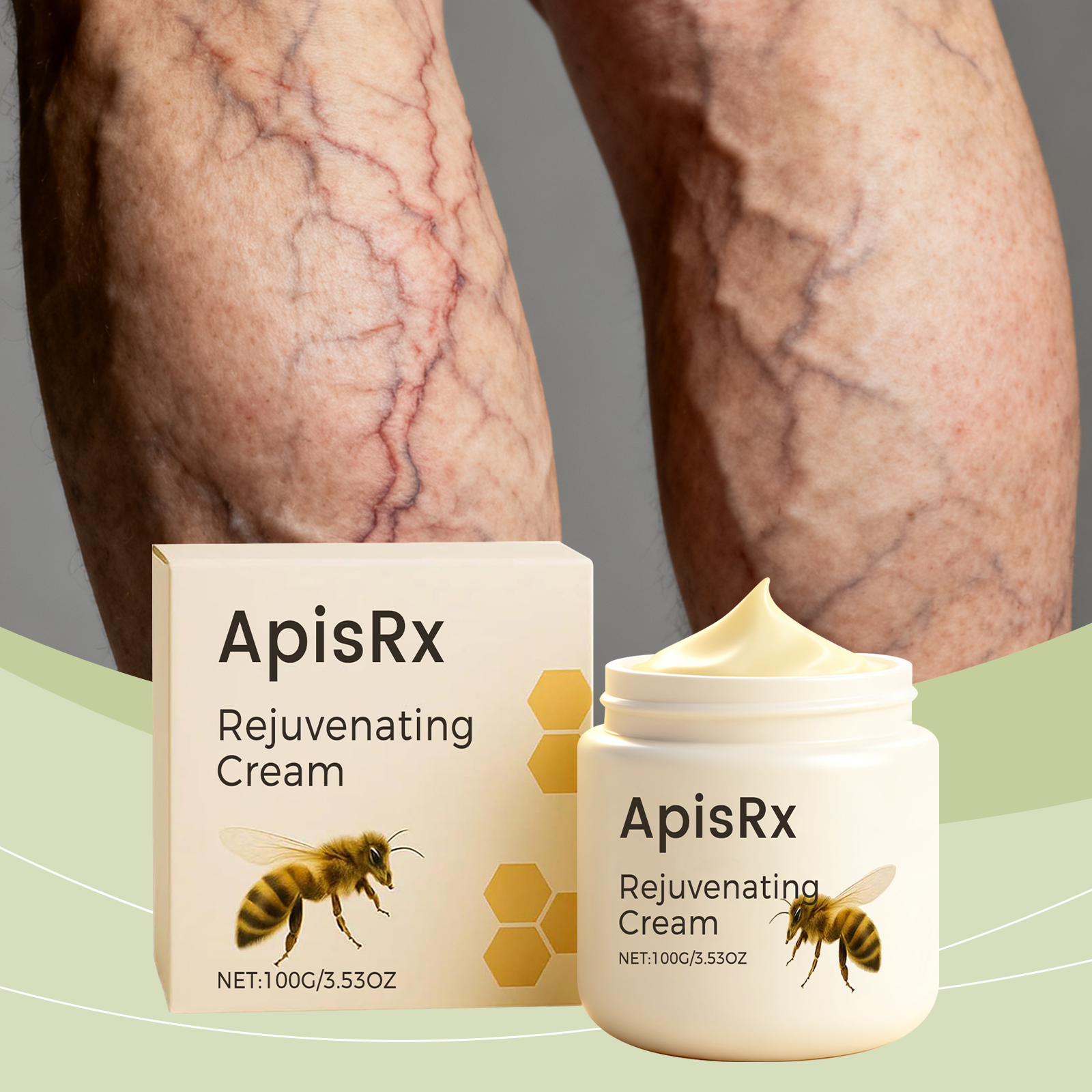 Skin Care Cream Mild Nourish Smooth Light Comfort Leg Skin Daily Massage Treatment