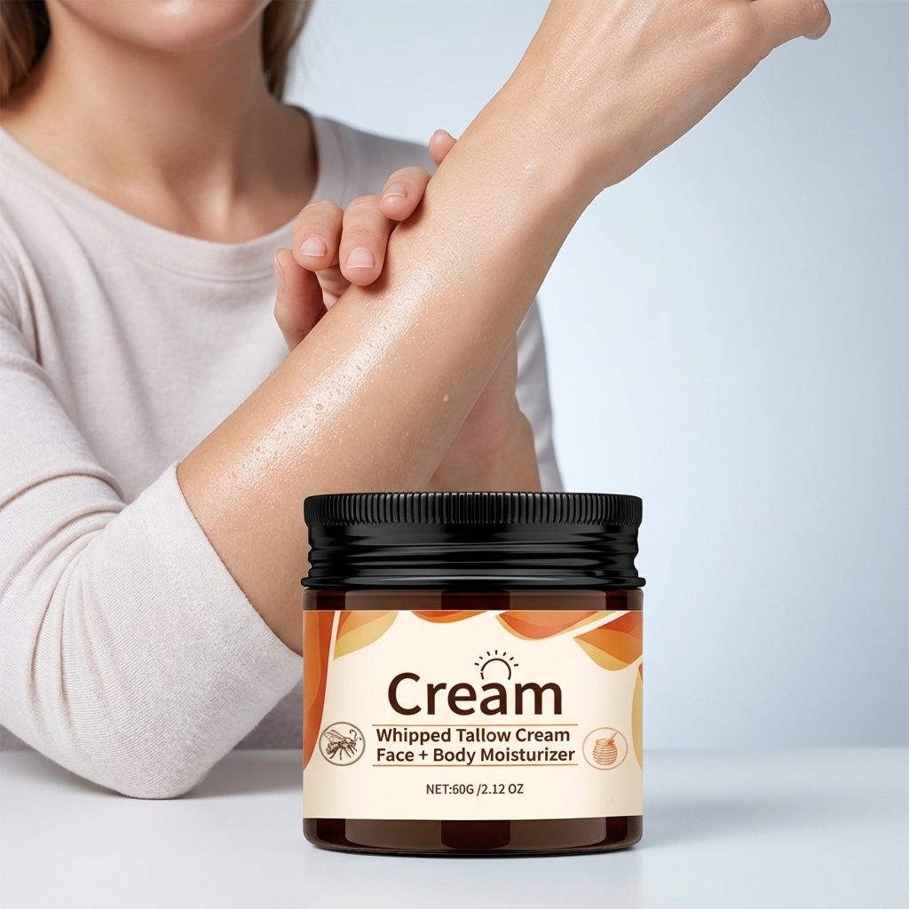 Body Care Cream Lightweight Nonsticky Moisturizes Dry Skin Softens Rough Keratin Full Body