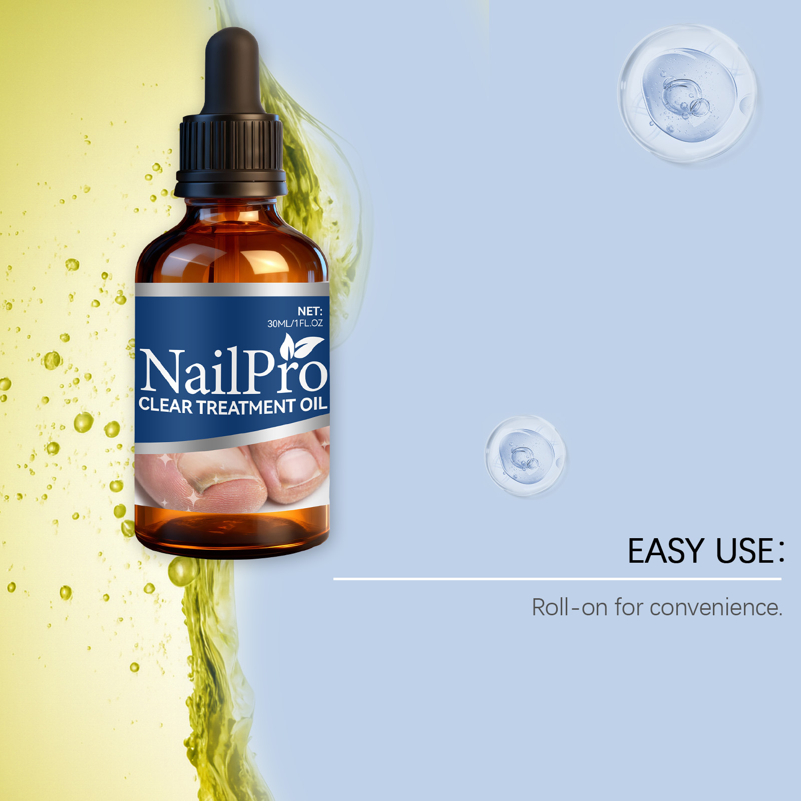 Nail Care Oil Mild Gentle Nourish Shiny Portable Daily Maintain Nail Surface