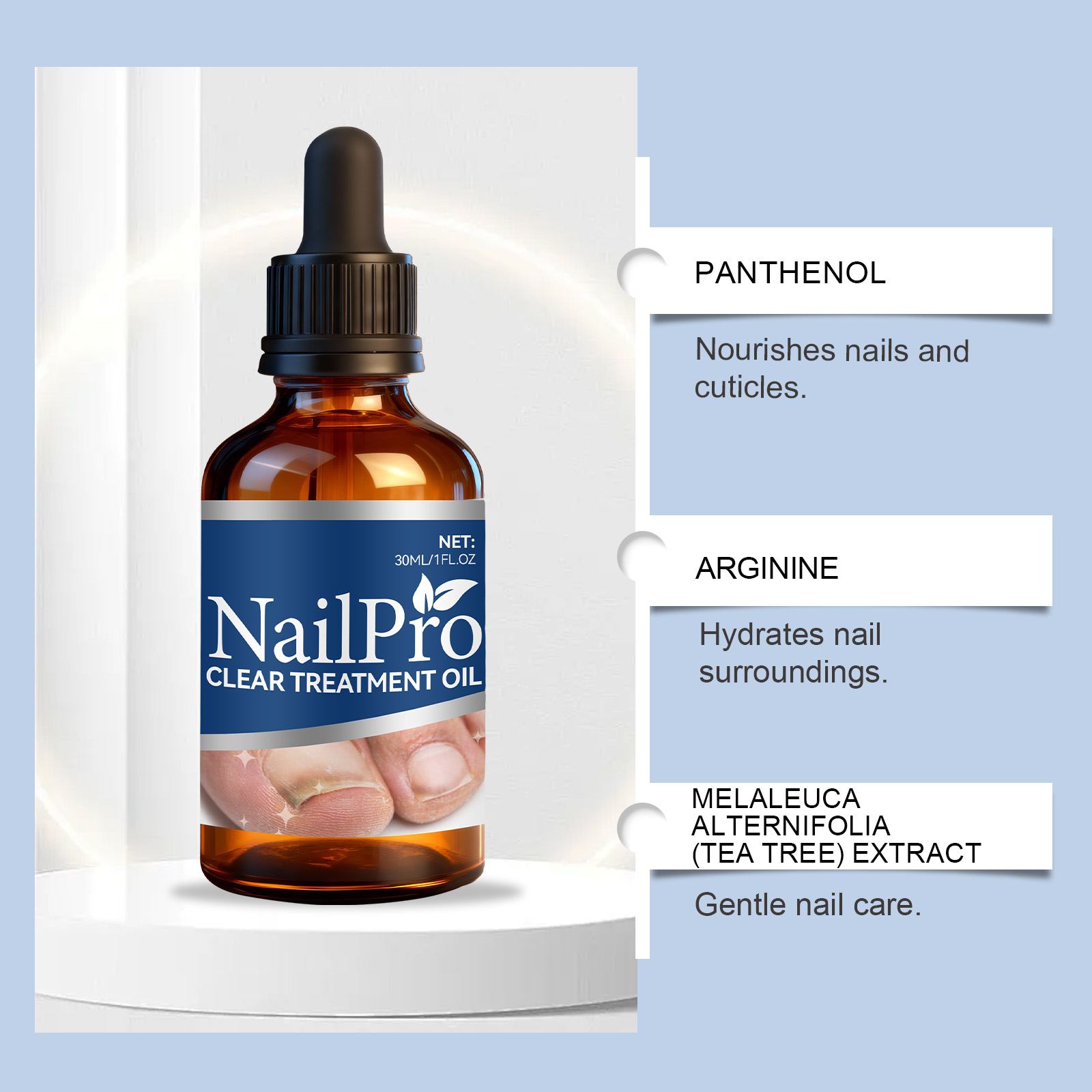 Nail Care Oil Mild Gentle Nourish Shiny Portable Daily Maintain Nail Surface