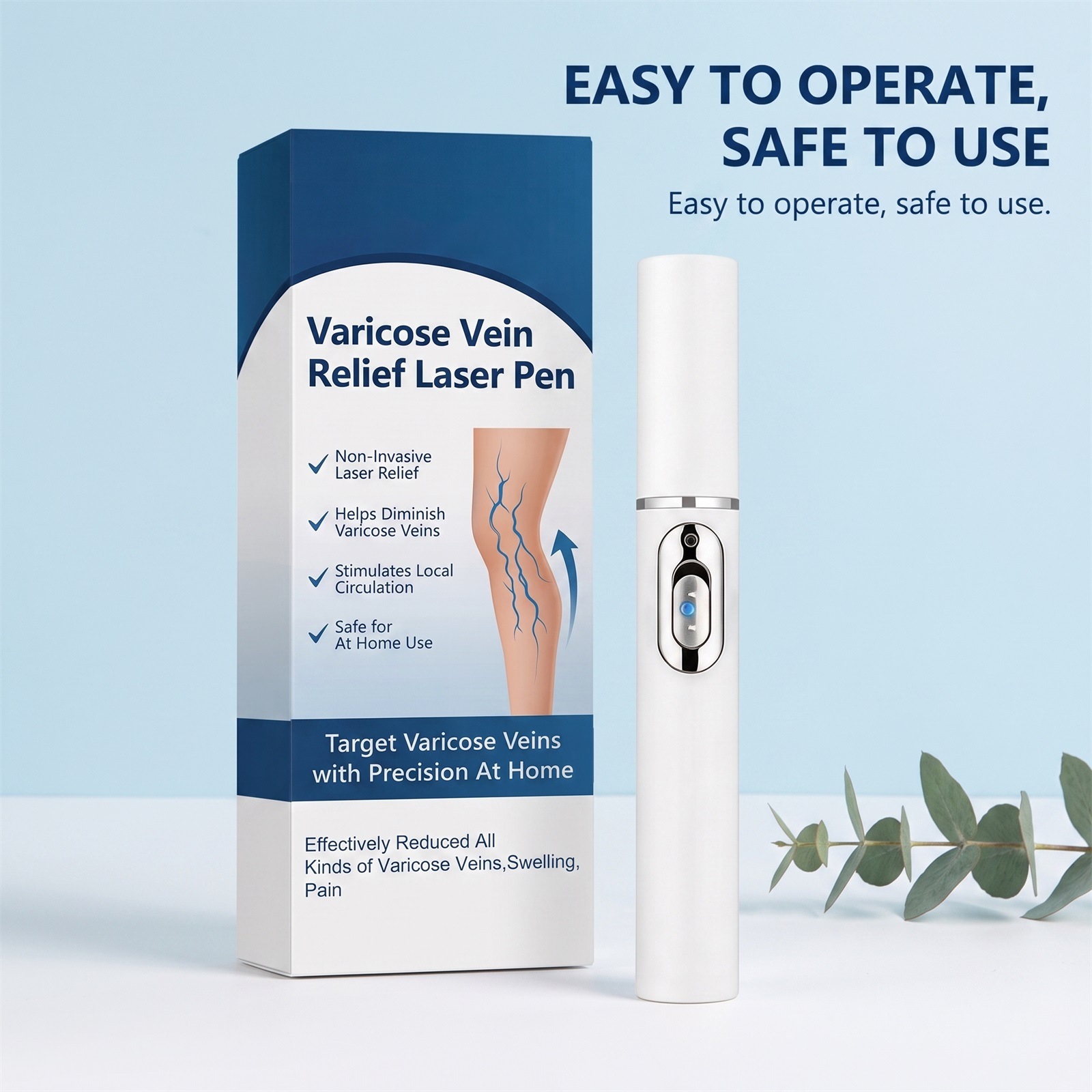 Leg Care Pen Gentle Relief Leg Soreness Long Standing Discomfort Portable Simple Operation Daily Household Nursing